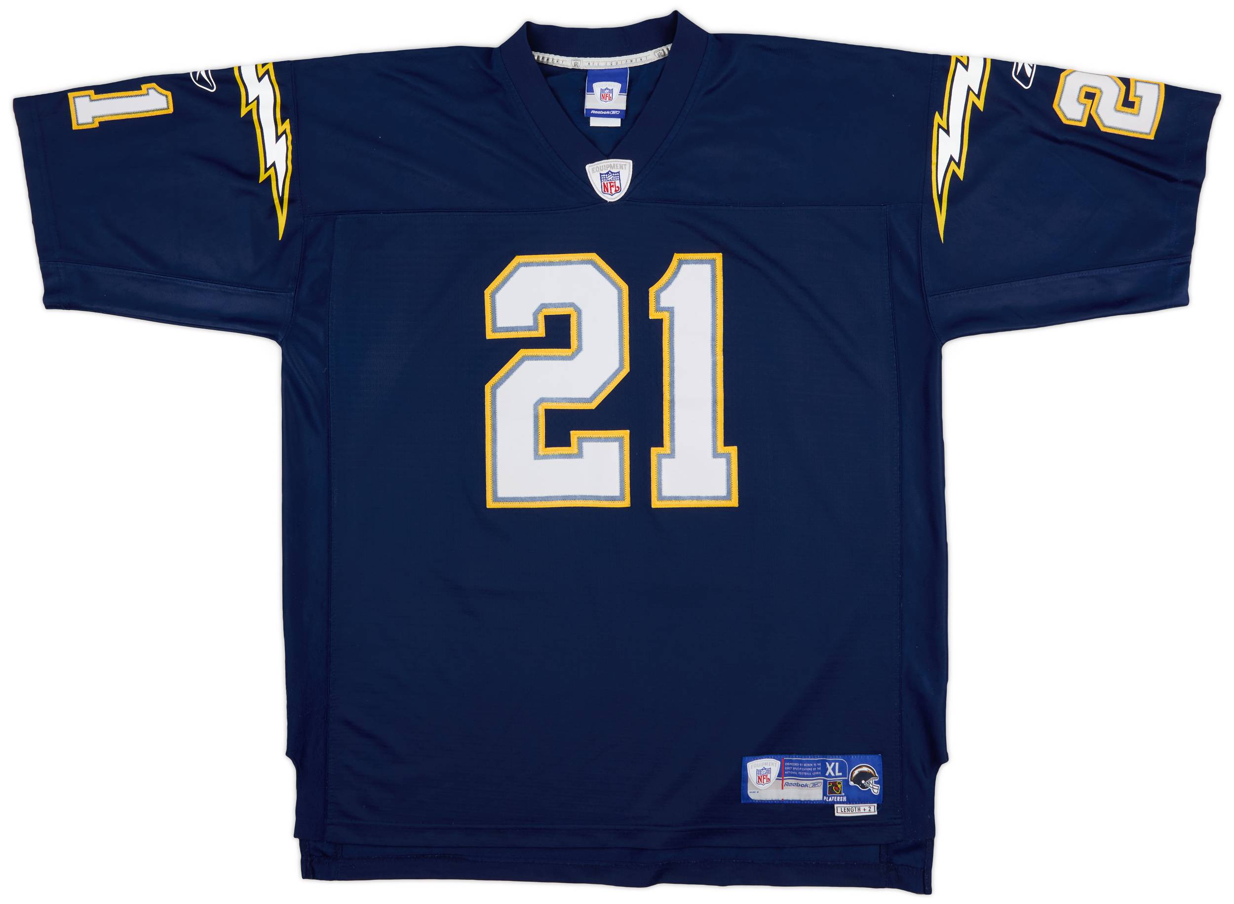2005-06 San Diego Chargers Tomlinson #21 Reebok Premier Home Jersey (Good) XL