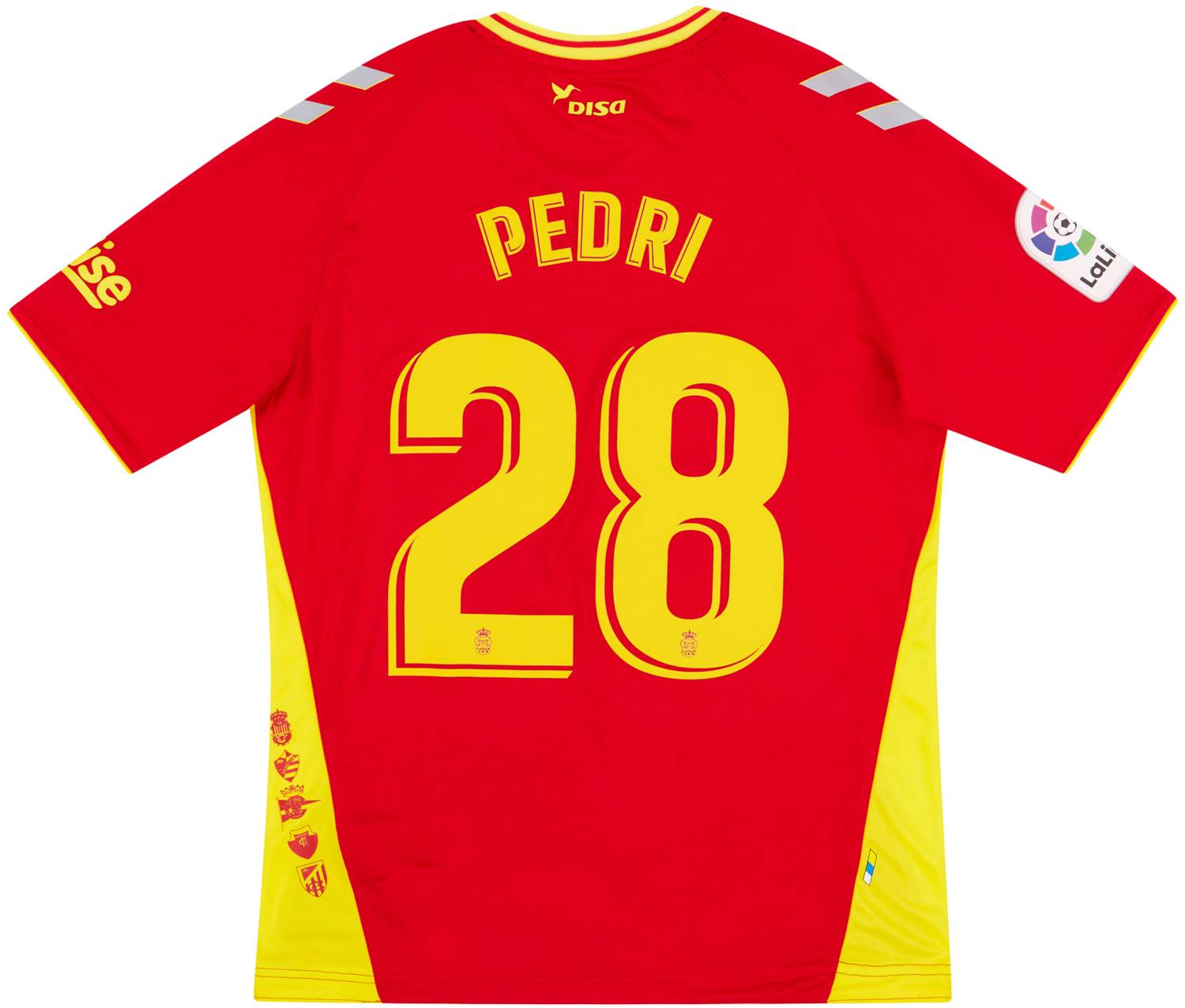 hummel ラスパルマス PEDRI 28 シャツ hummel ラスパルマス PEDRI 28 シャツ 2019-20 Las Palmas Home