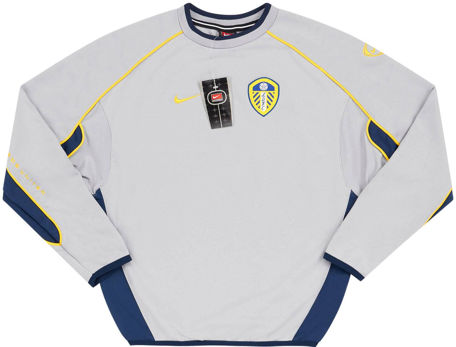 2001-02 Leeds Nike Training Sweat Top (KIDS)