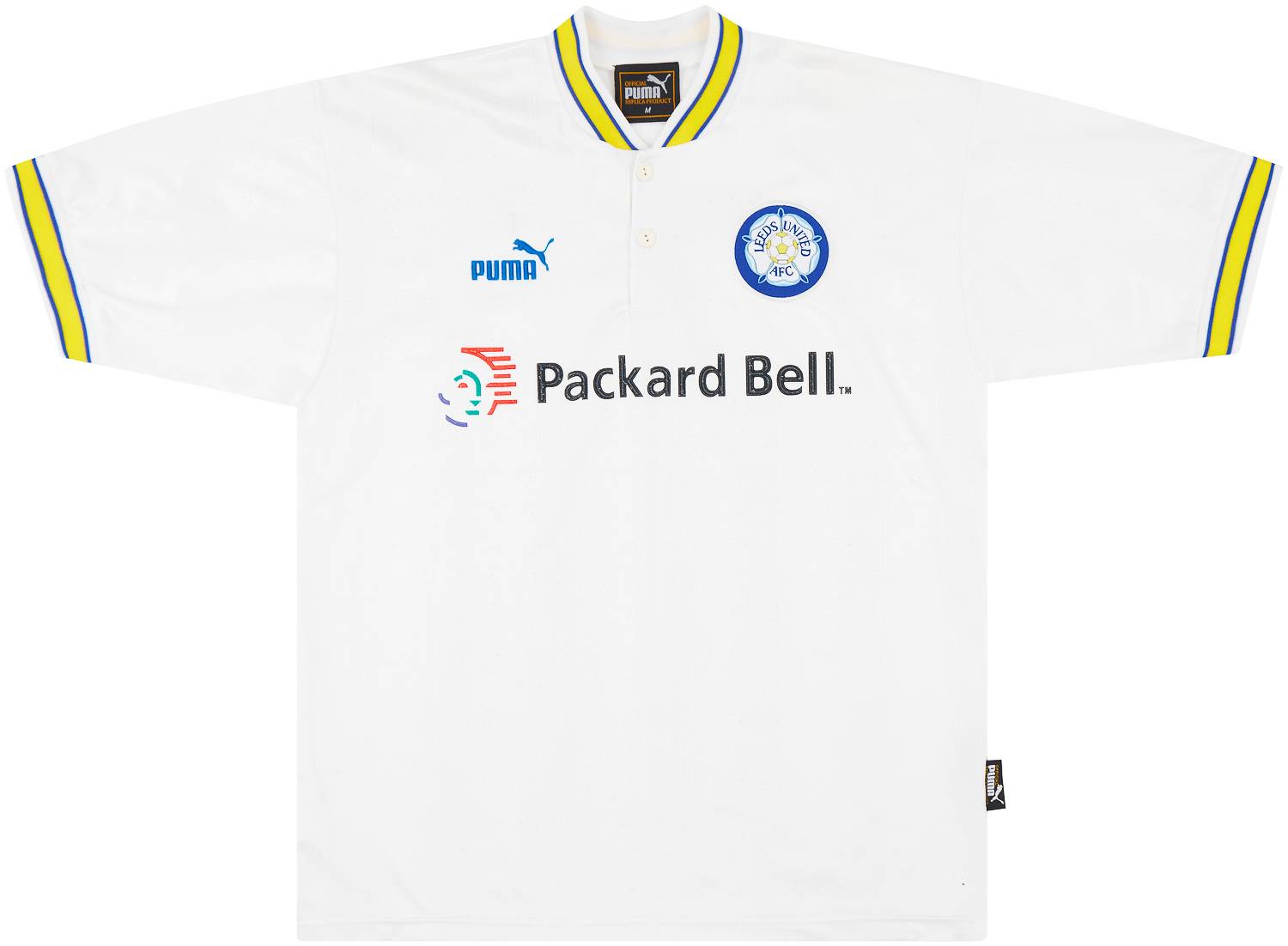 1996-98 Leeds United Home Shirt - 6/10 - (XL.Boys)