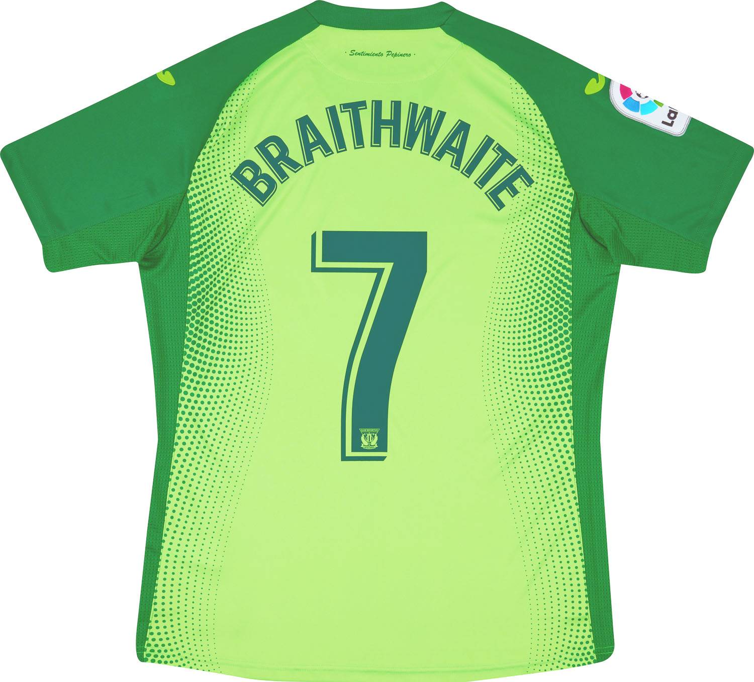 2019-20 CD Leganes Away Shirt Braithwaite #7 - NEW