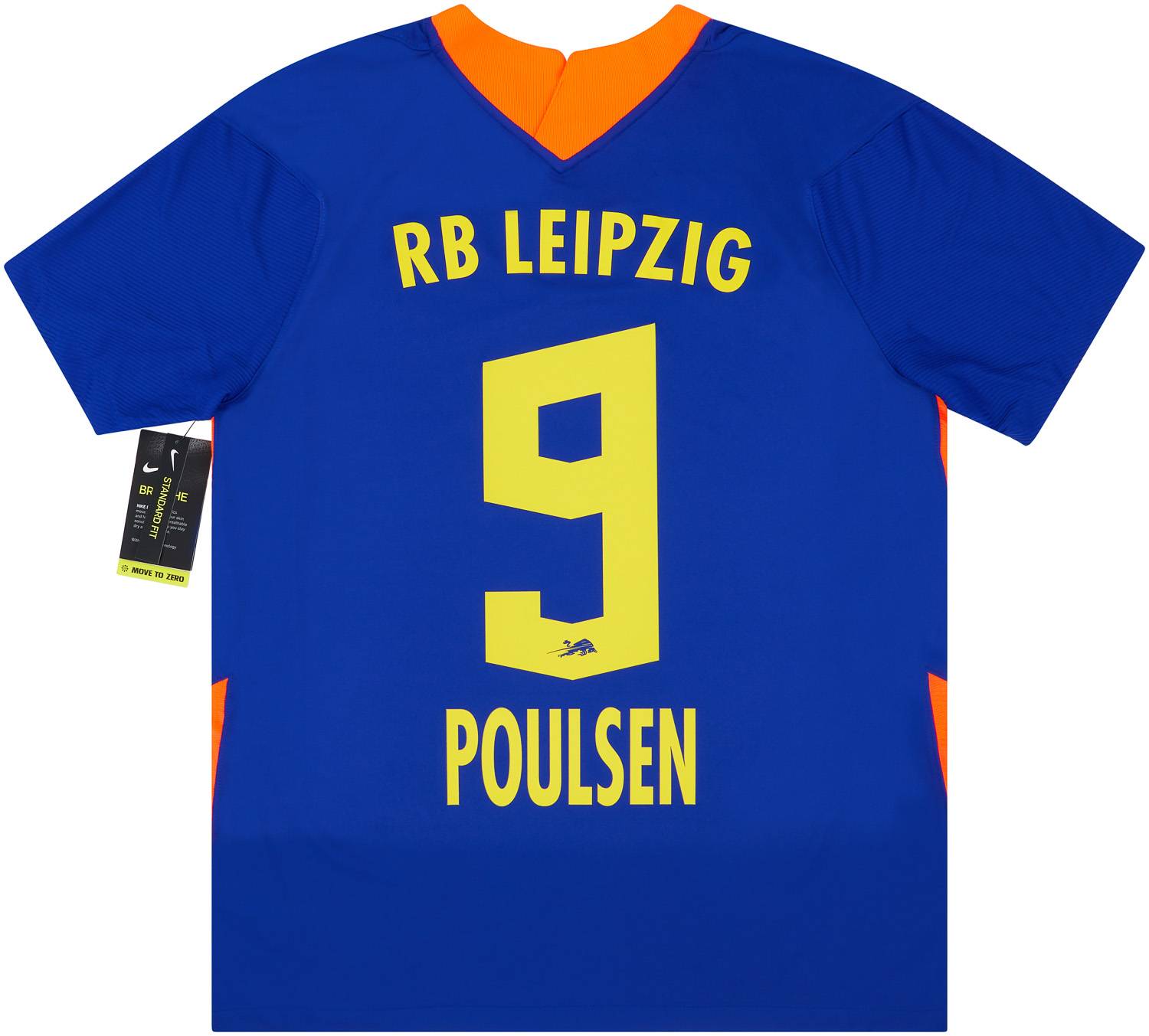 2020-21 RB Leipzig Away Shirt Poulsen #9