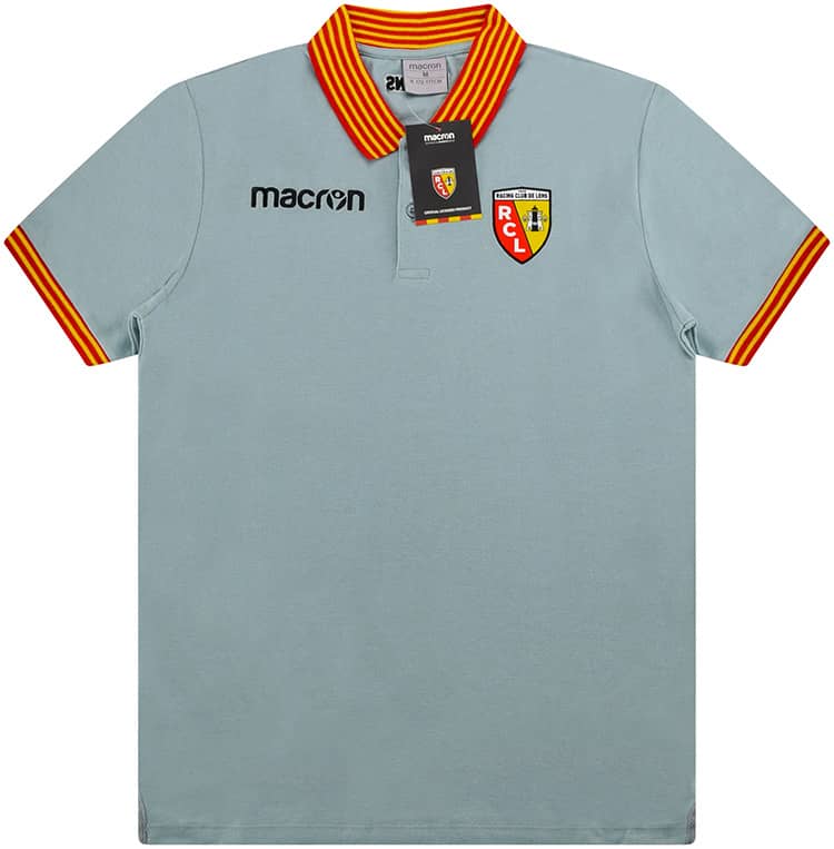2018-19 Lens Macron Polo T-Shirt (S)