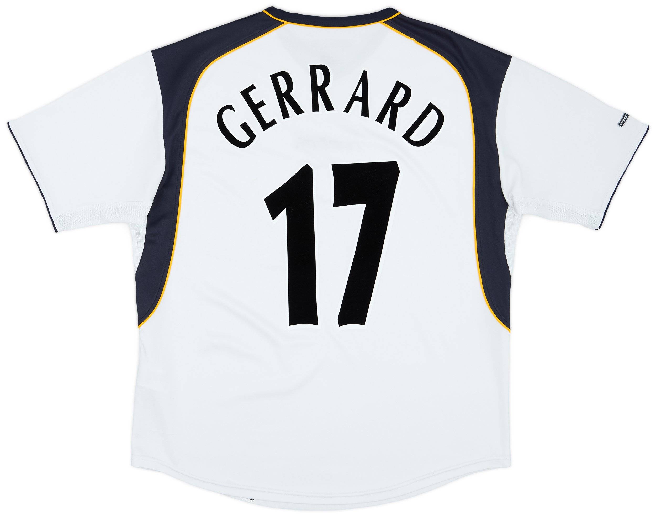 2001-03 Liverpool Away Shirt Gerrard #17