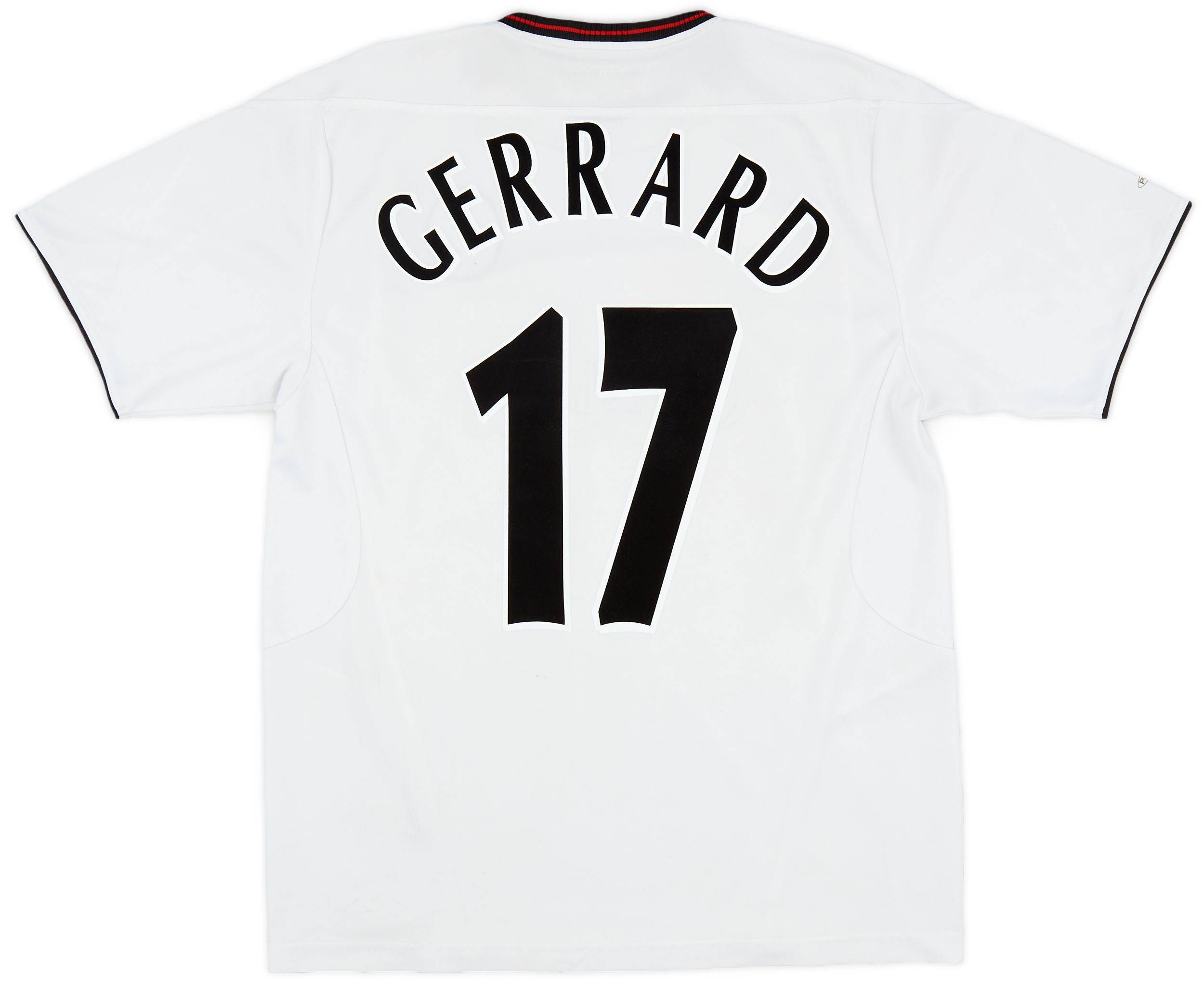 2003-04 Liverpool Away Shirt Gerrard #17