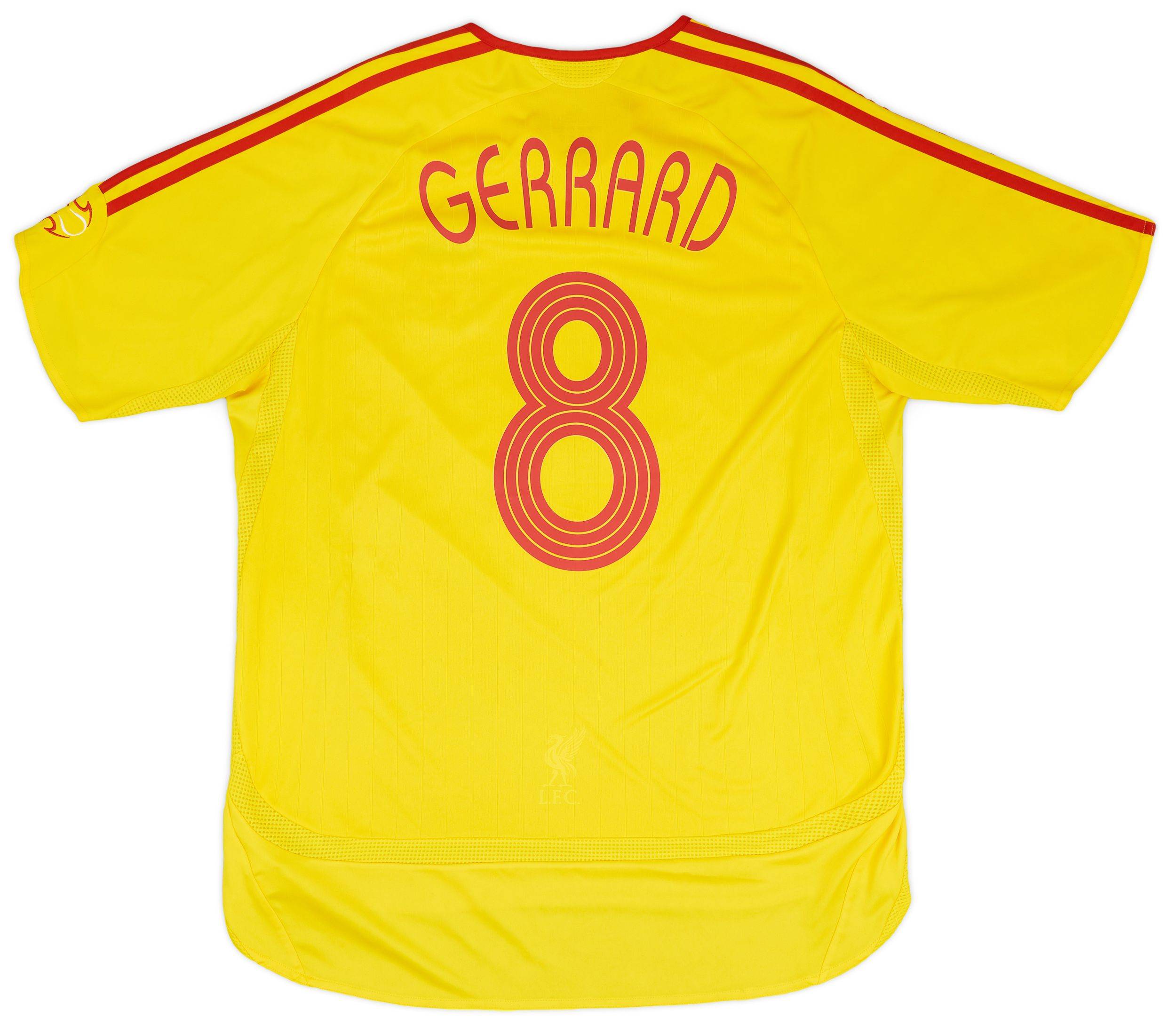 2006-07 Liverpool Away Shirt Gerrard #8