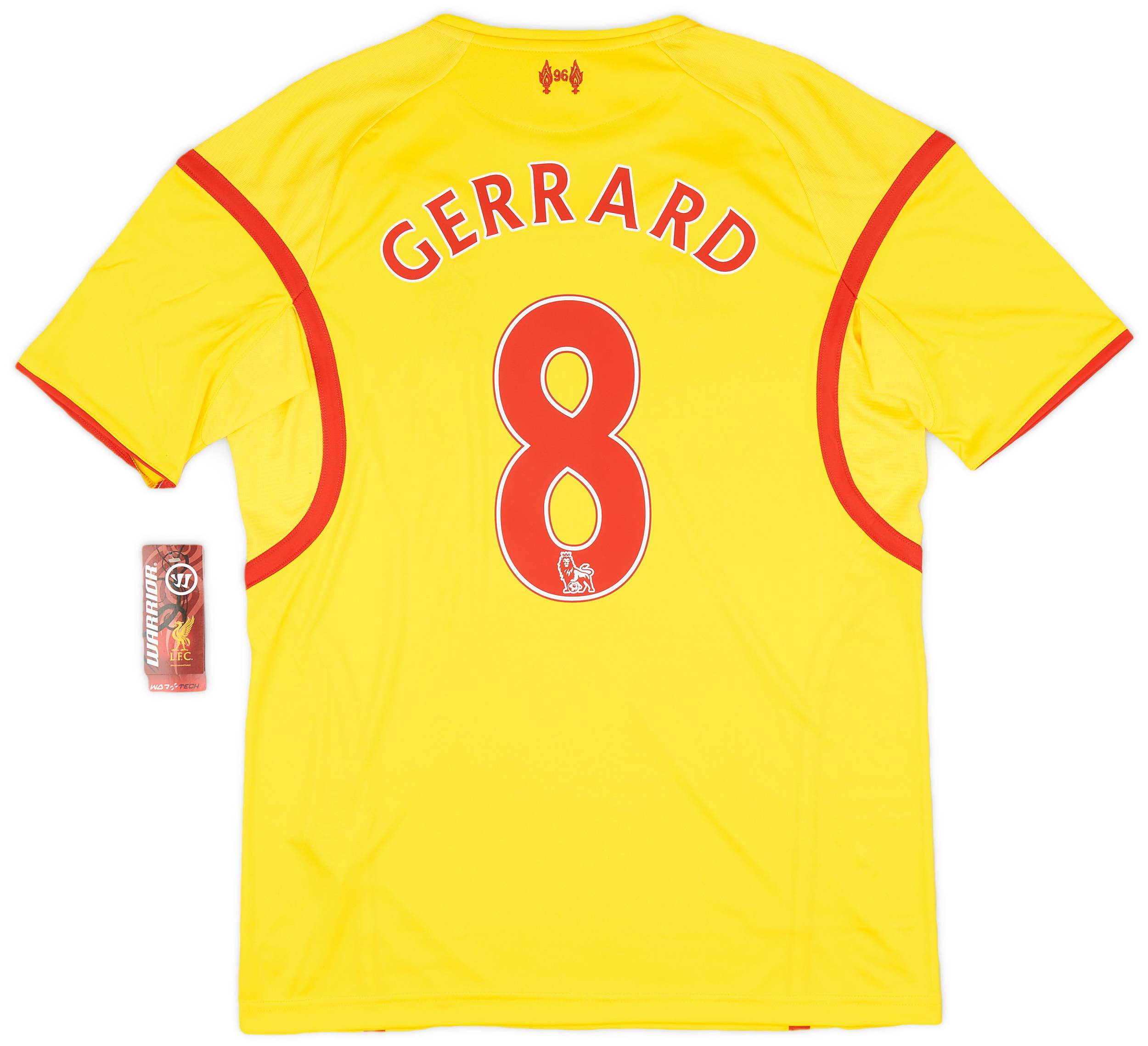 2014-15 Liverpool Away Shirt Gerrard #8