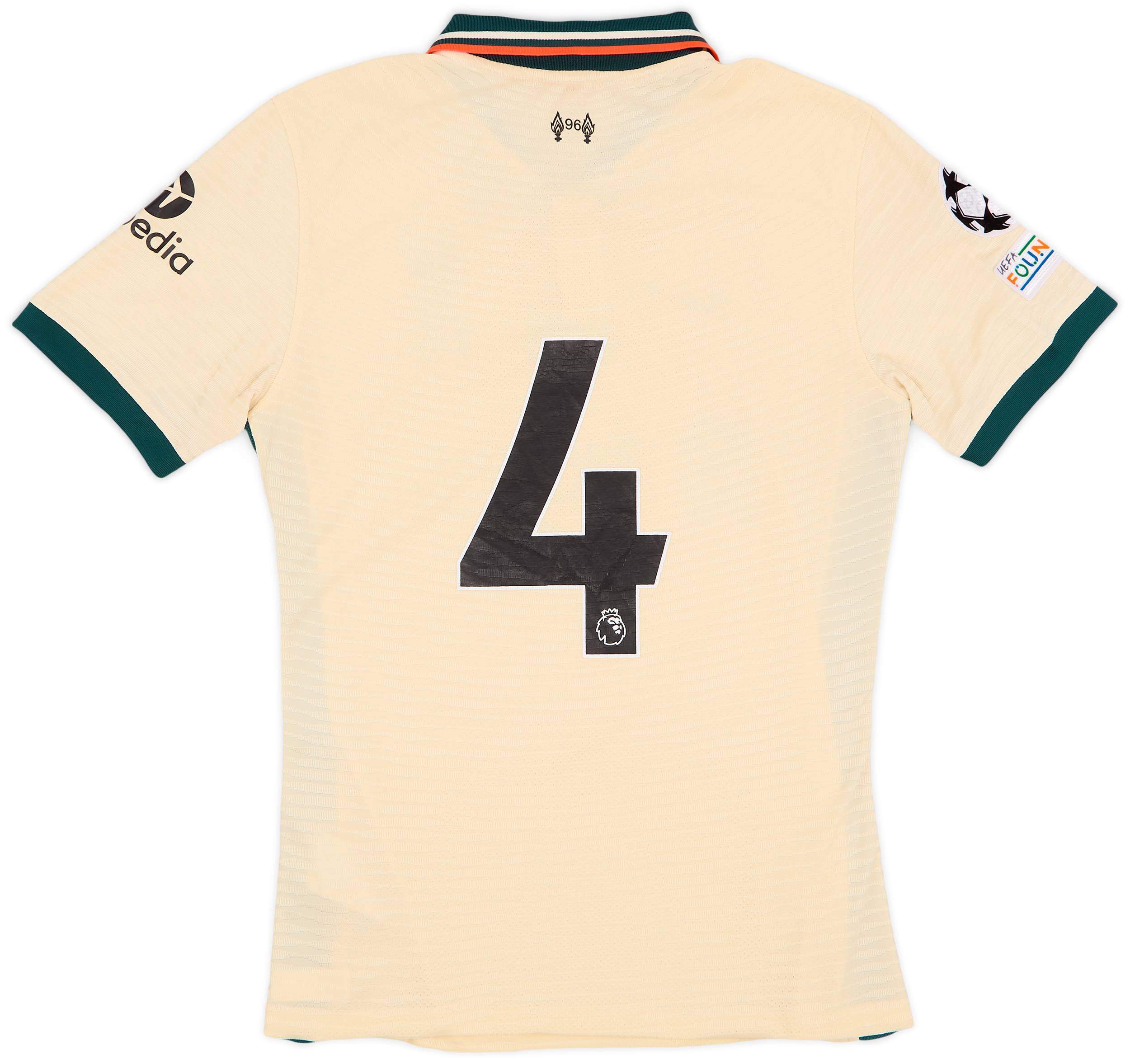 2021-22 Liverpool Authentic Away Shirt #4 - 6/10 - (M)