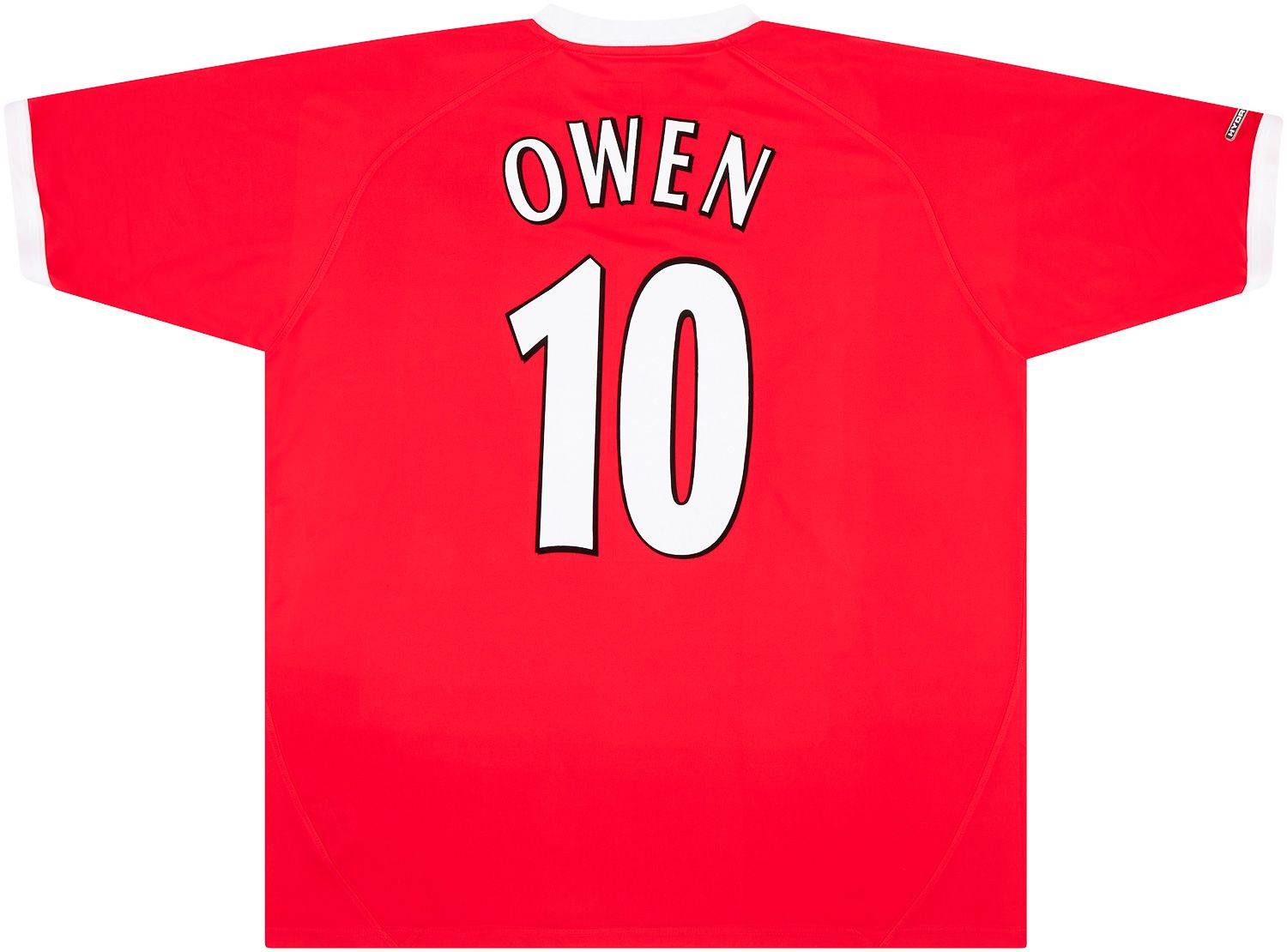 2001 03 Liverpool CL Shirt Owen 10