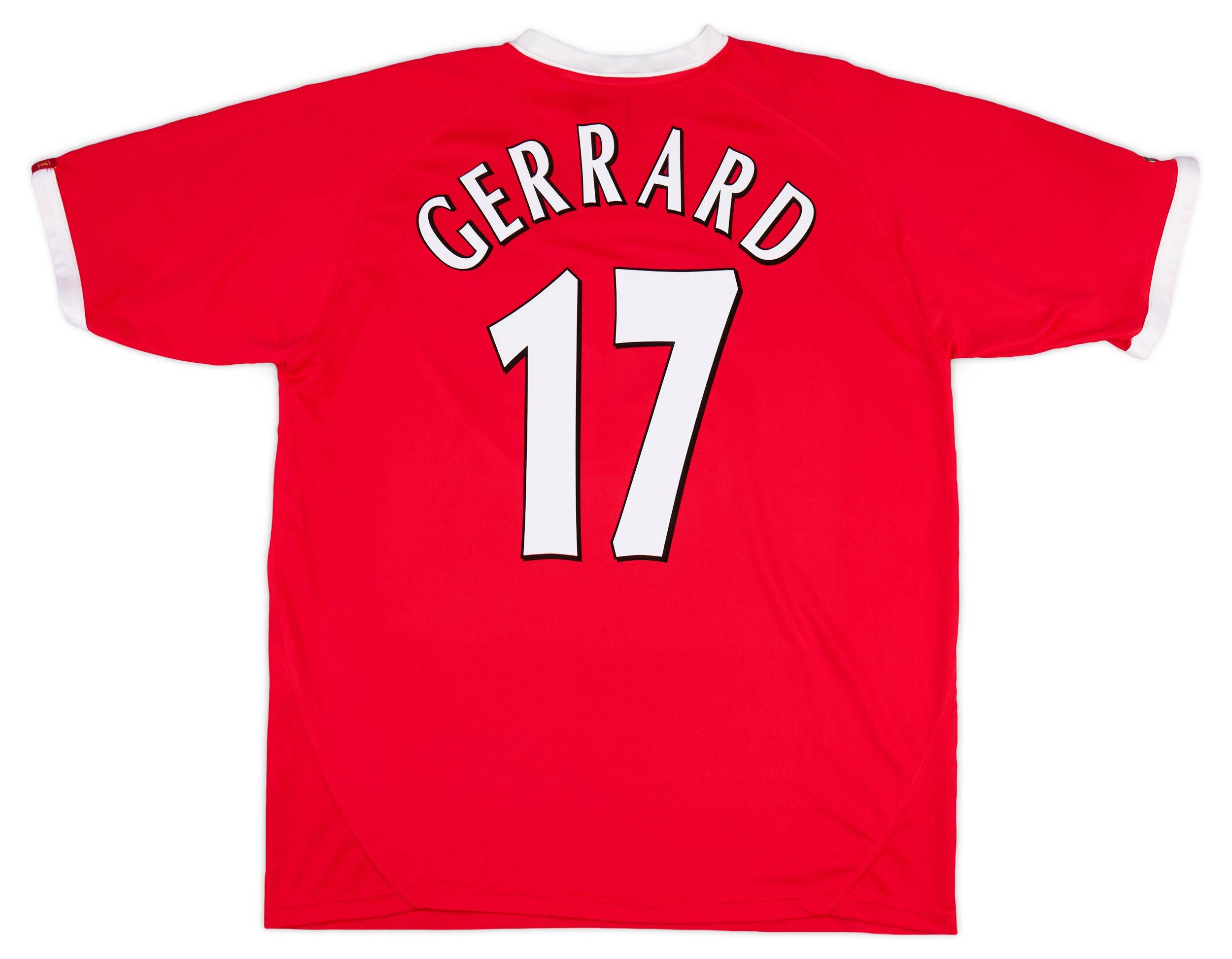 2001-03 Liverpool CL Shirt Gerrard #17