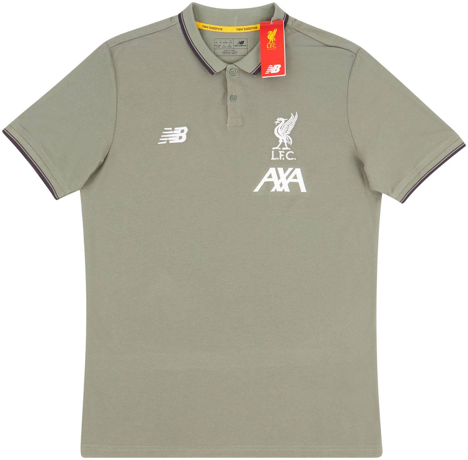 2019 20 Liverpool New Balance Polo T Shirt NEW