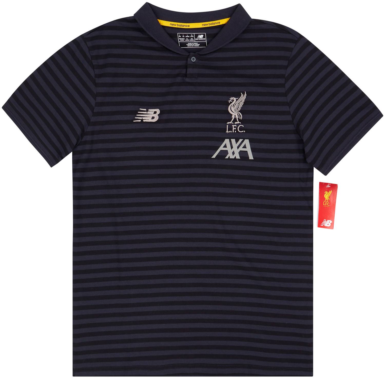 2019 20 Liverpool New Balance Travel Polo T Shirt NEW