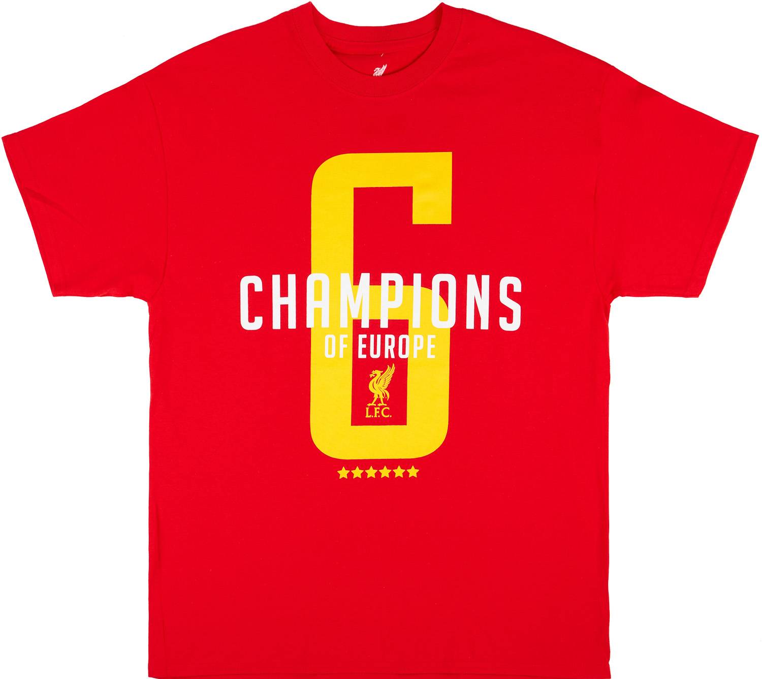 2019-20 Liverpool '6 Champions of Europe' Graphic Tee Womens