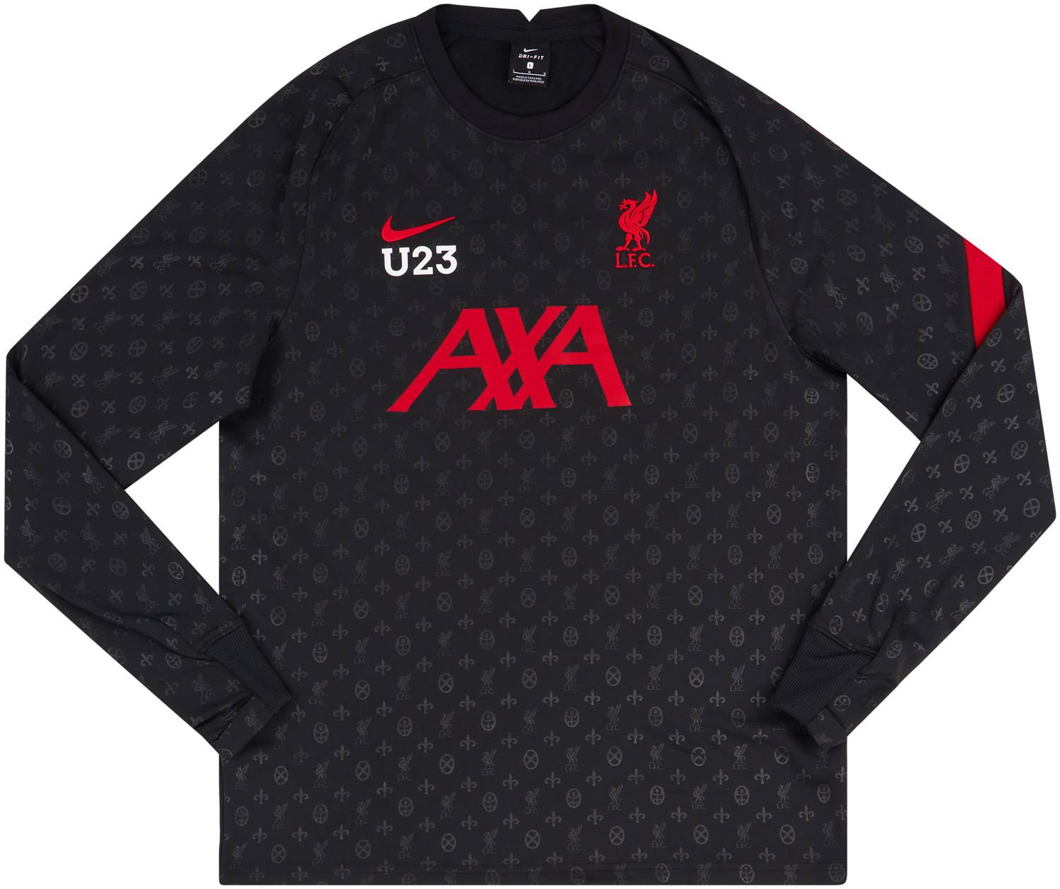 2020-21 Liverpool U23 Player Issue Pre-Match Training Sweat Top *As New*