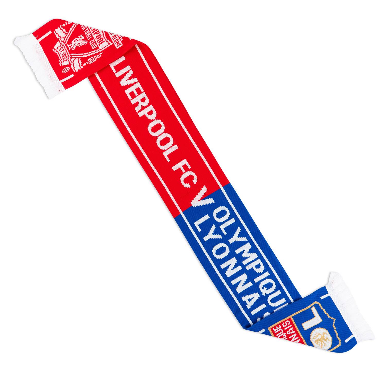 2019 Liverpool v Lyon Half-And-Half Fan Scarf