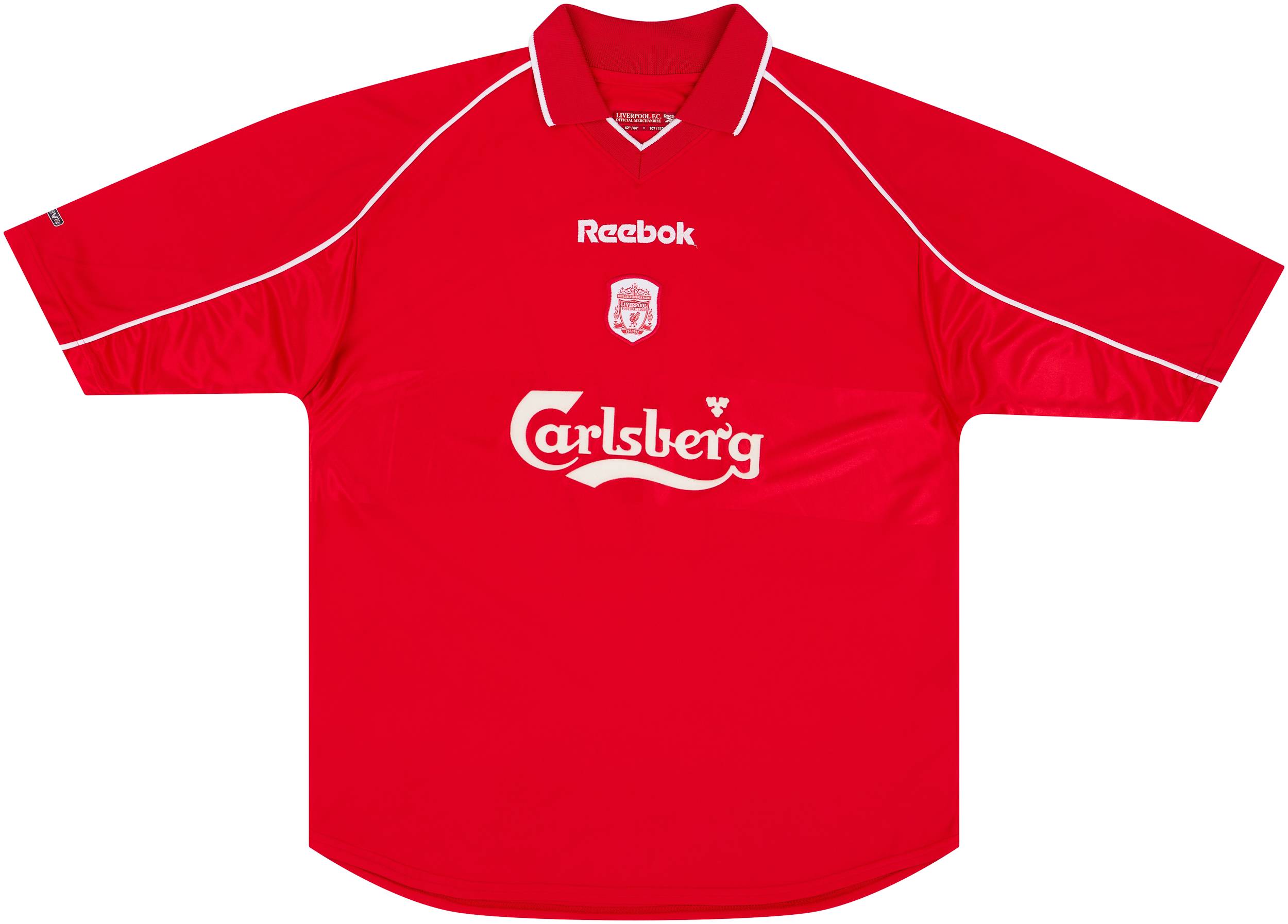 01/03リバプール　ホーム　オーウェンMサイズ 2000-02 Liverpool Home Shirt Owen #10