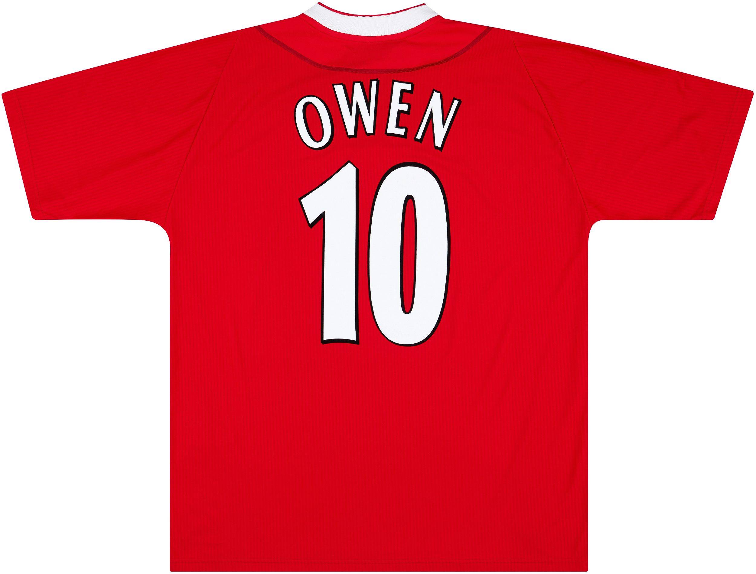 2002-04 Liverpool Home Shirt Owen #10