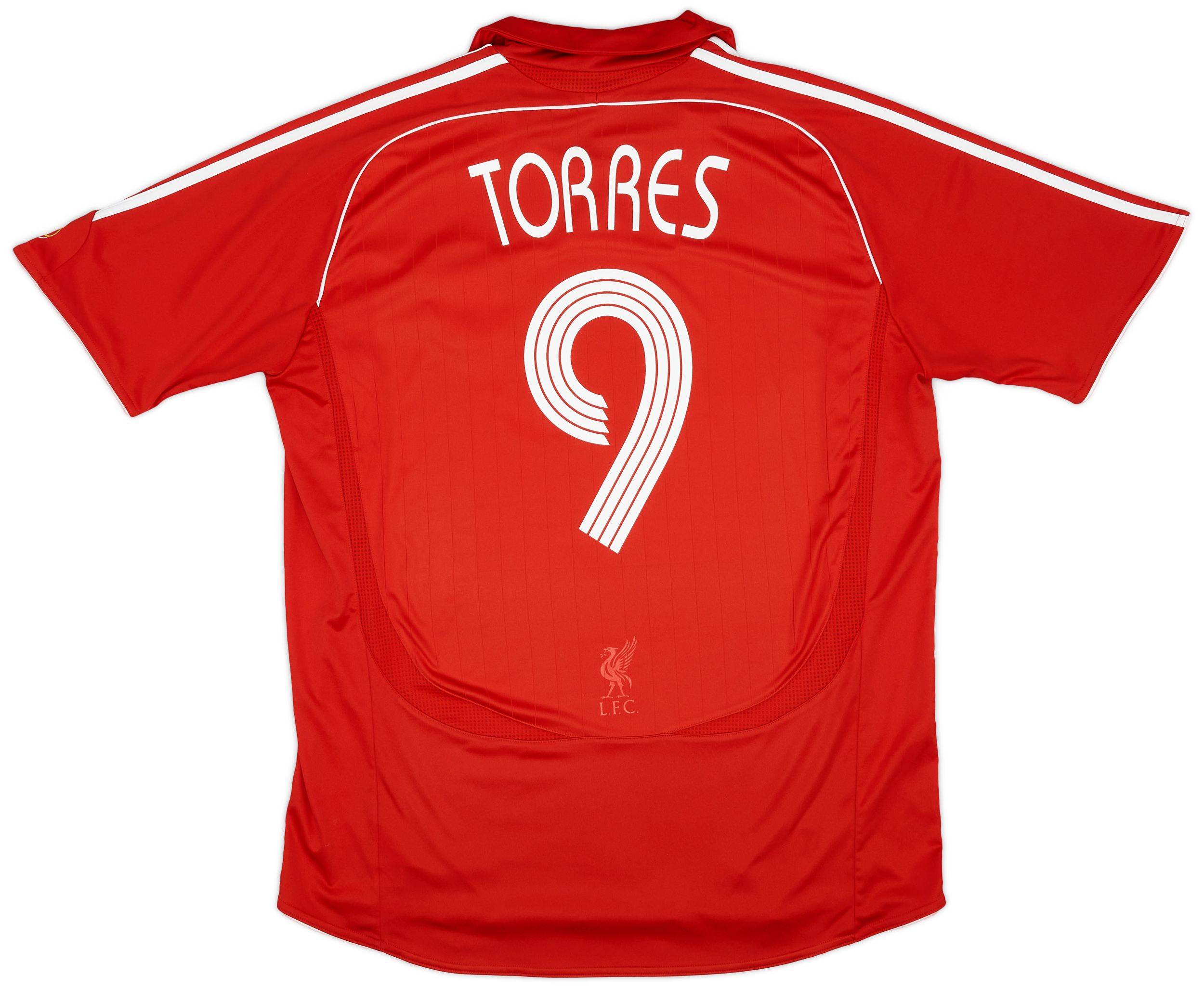 2006-08 Liverpool Home Shirt Torres #9