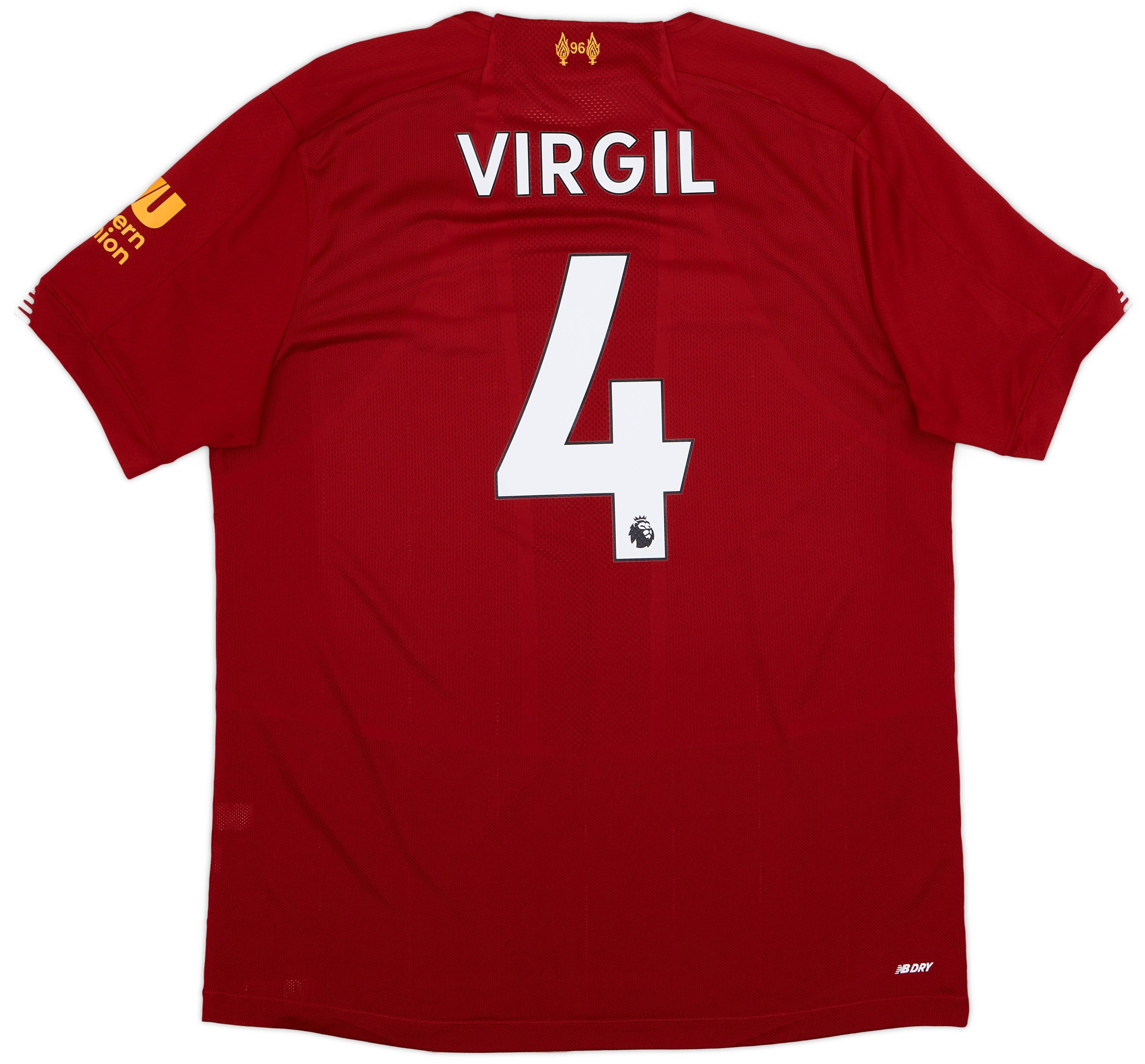 2019-20 Liverpool Home Shirt Virgil #4