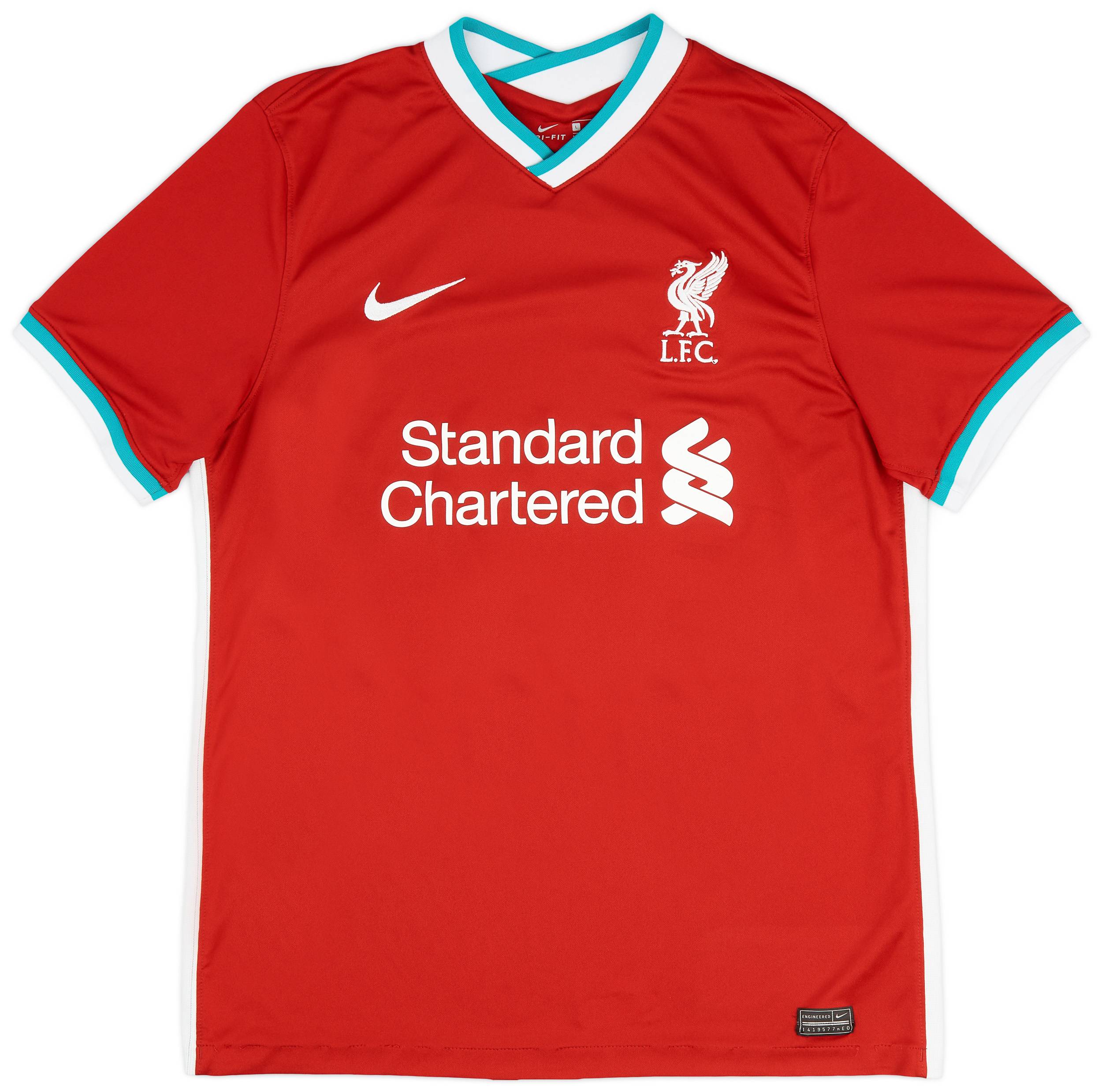2020-21 Liverpool Home Shirt Virgil #4