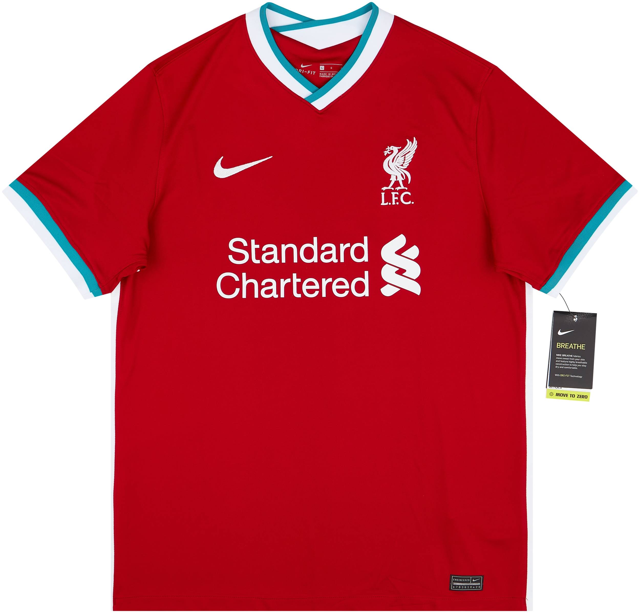 2020-21 Liverpool Home Shirt Virgil #4