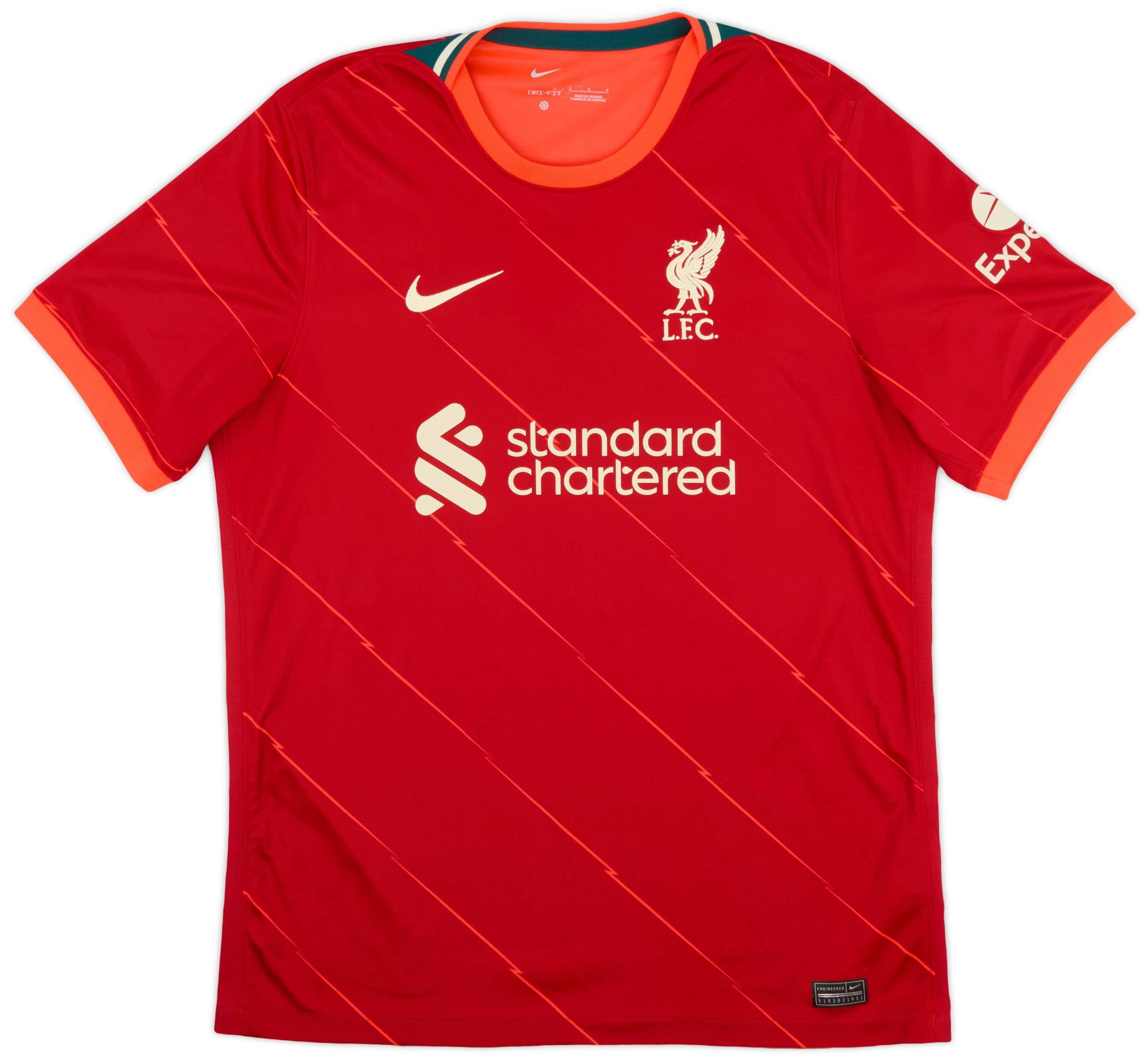2021-22 Liverpool Home Shirt M.Salah #11