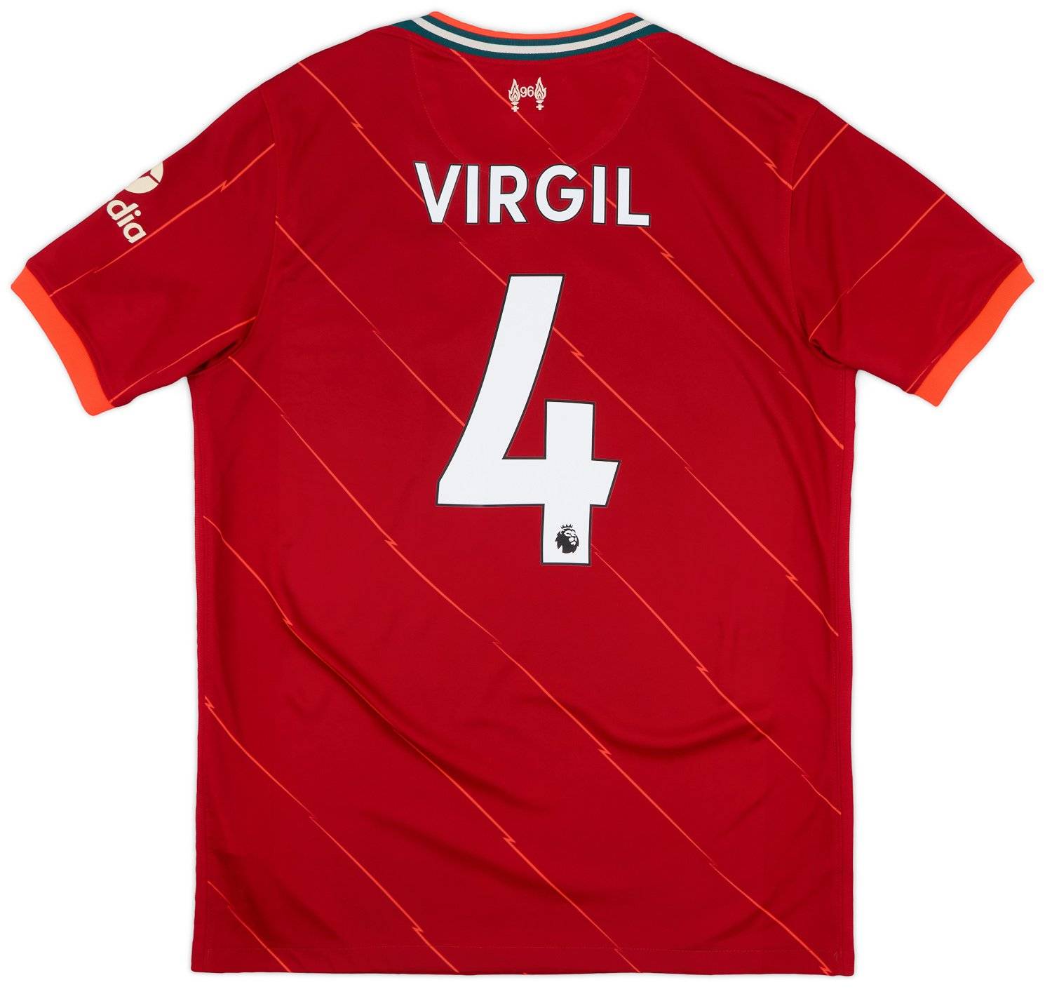 2021-22 Liverpool Home Shirt Virgil #4