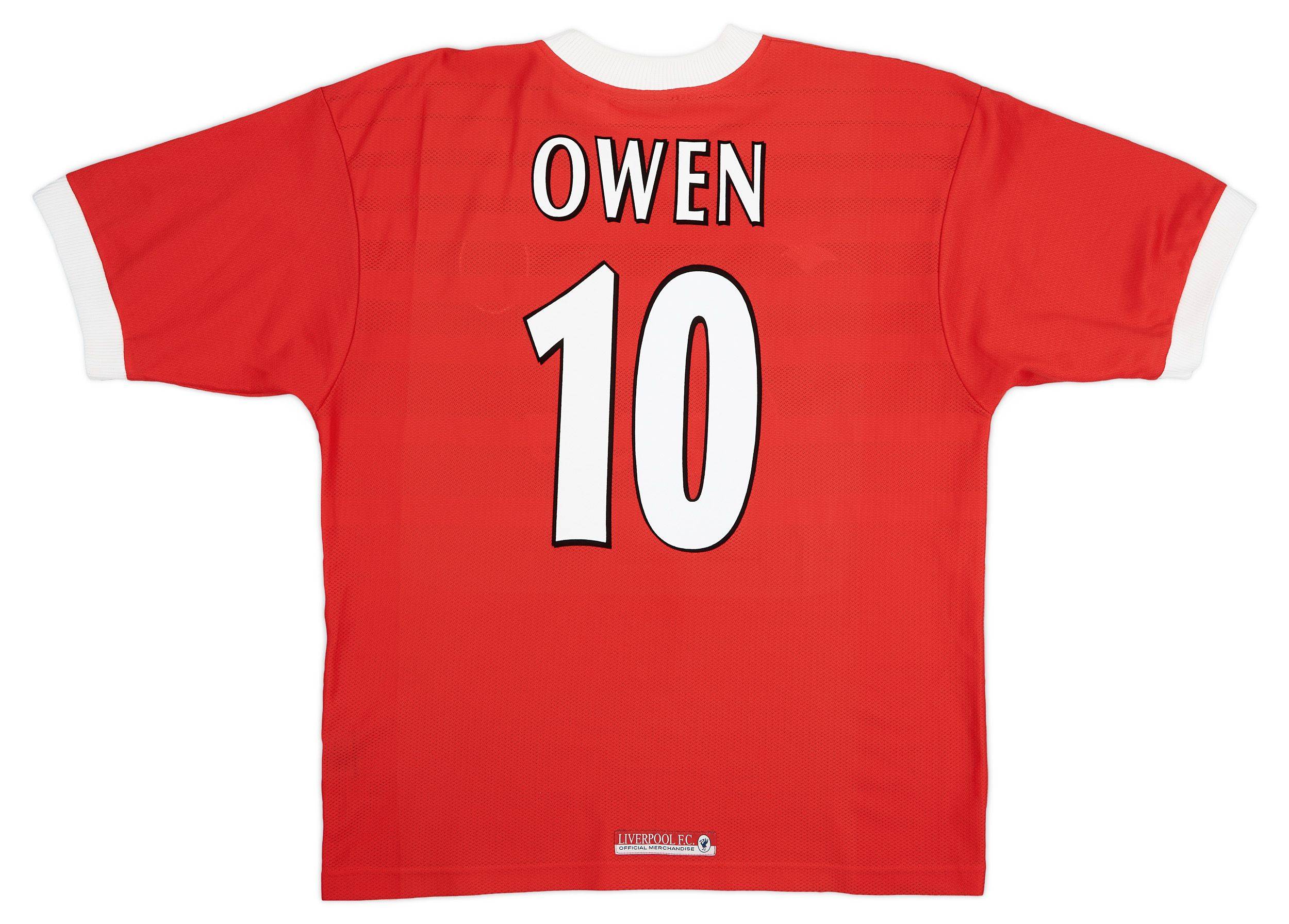 1998-00 Liverpool Home Shirt Owen #10