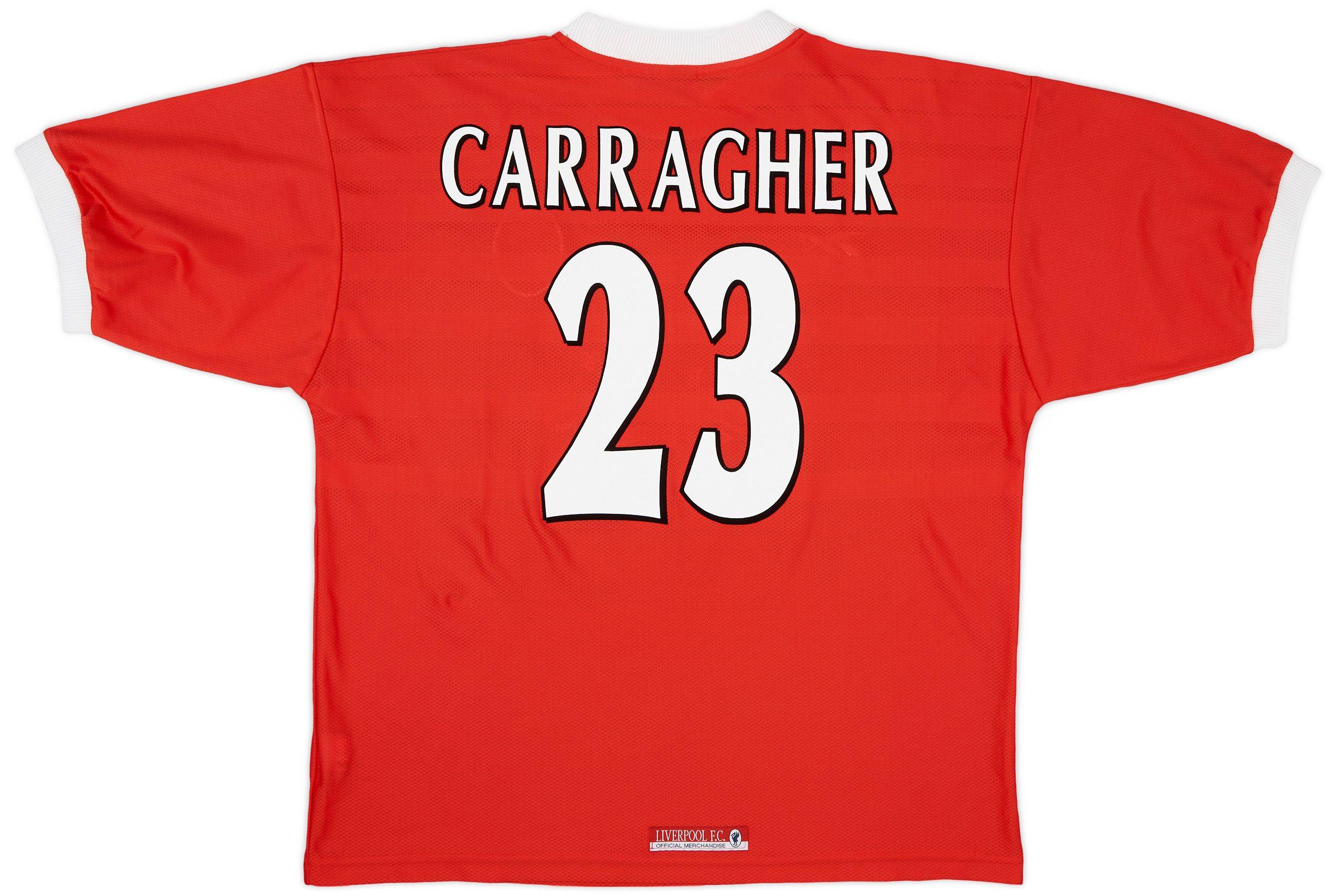 1998-00 Liverpool Home Shirt Carragher #23