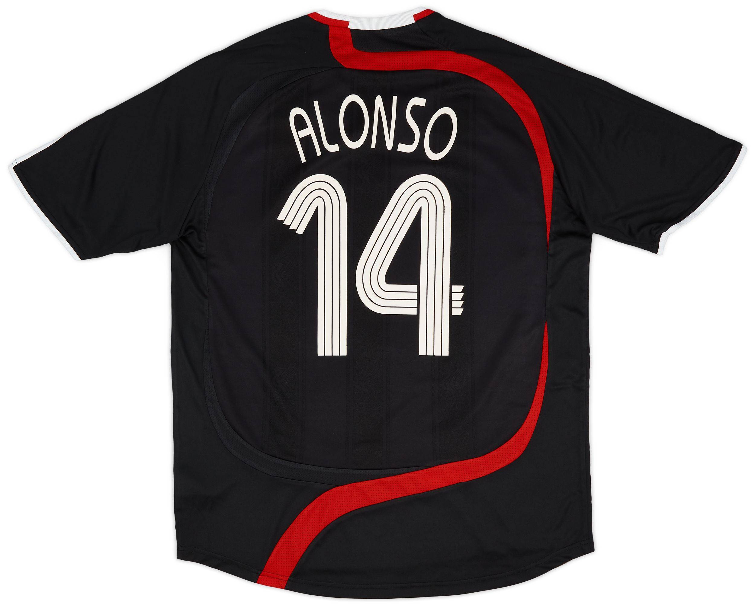 2007-08 Liverpool Third Shirt Alonso #14