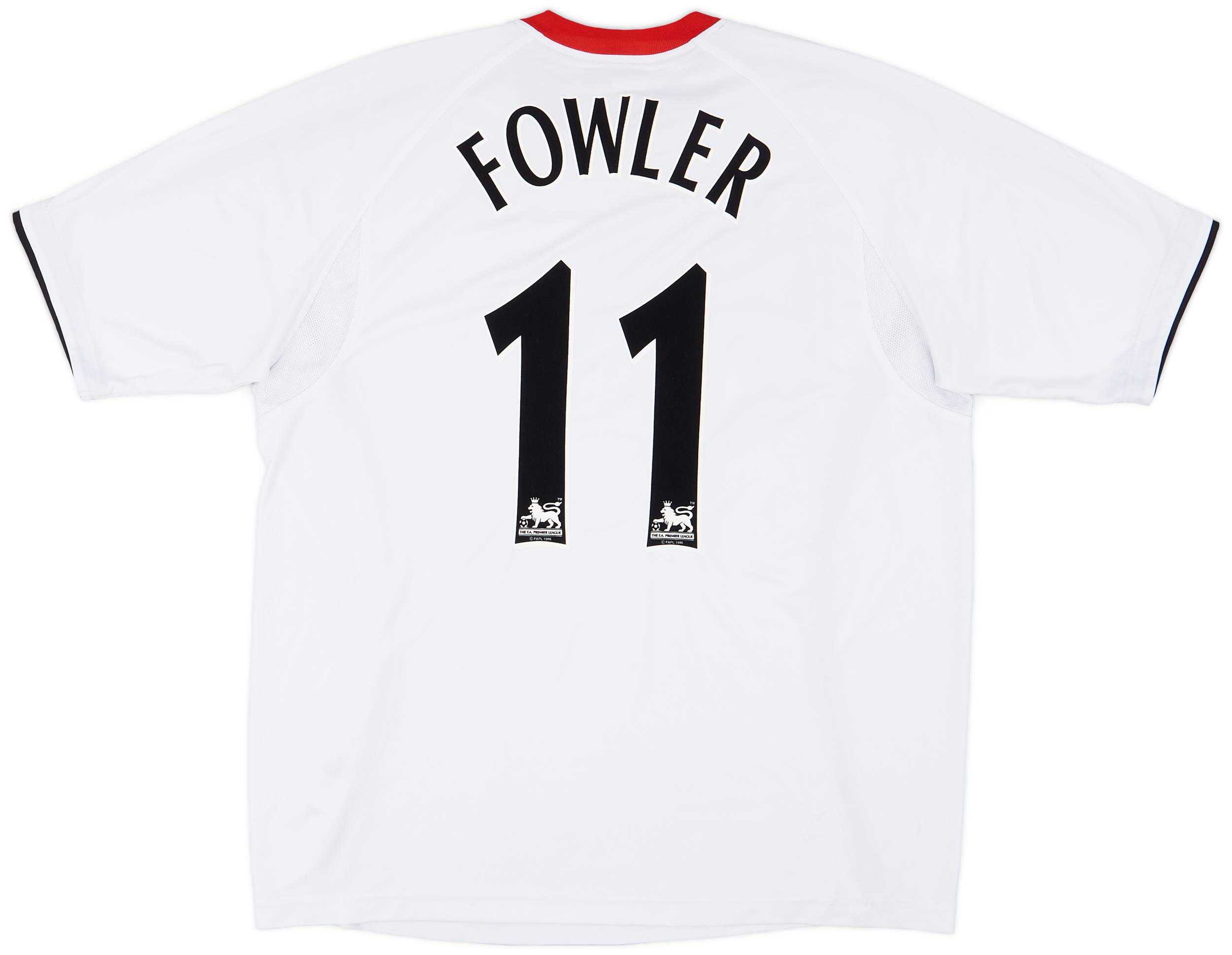 2005-06 Liverpool Away Shirt Fowler #11 - 8/10 - (XL)