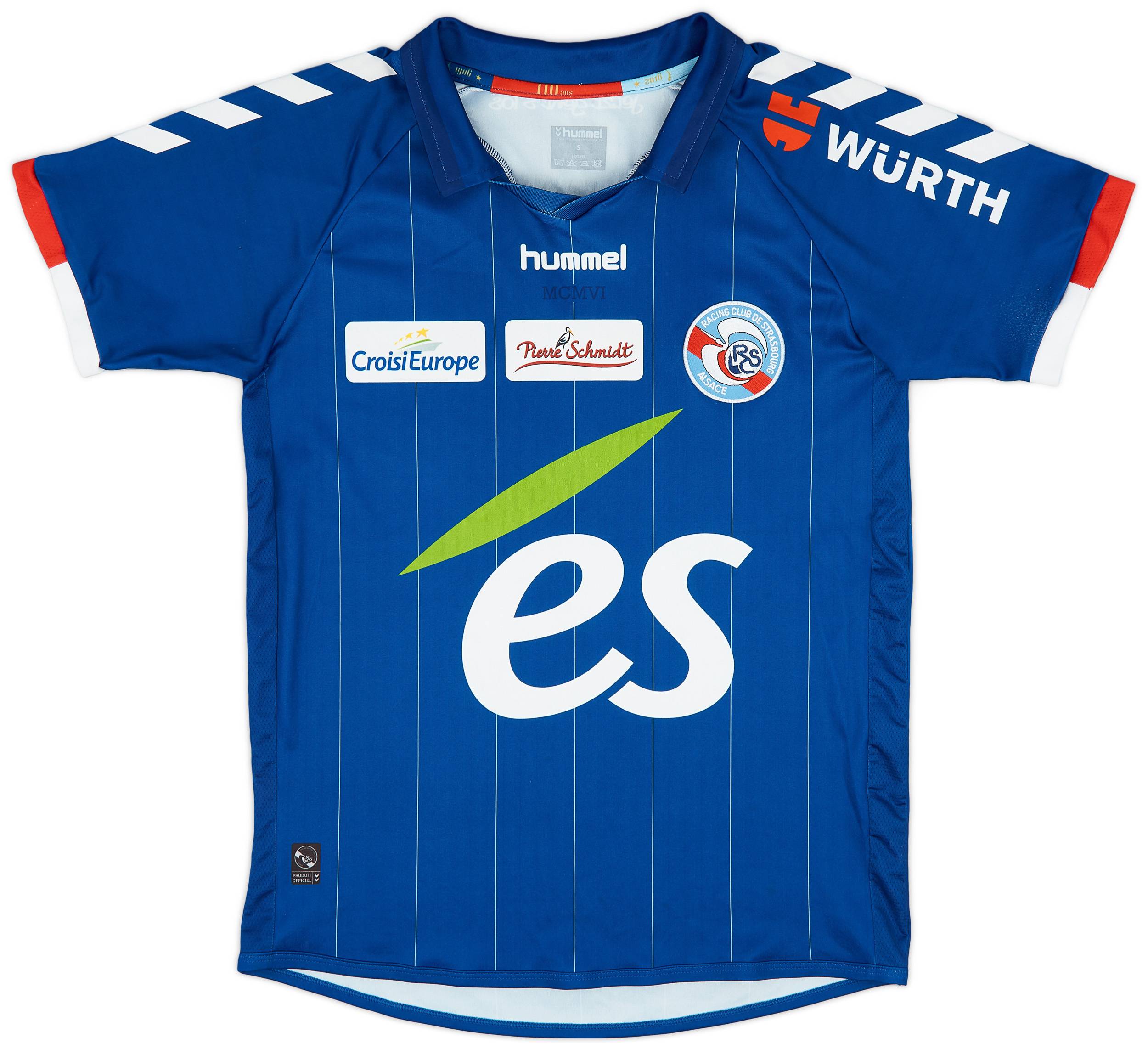 2016-17 Strasbourg Home Shirt - 8/10 - (S)