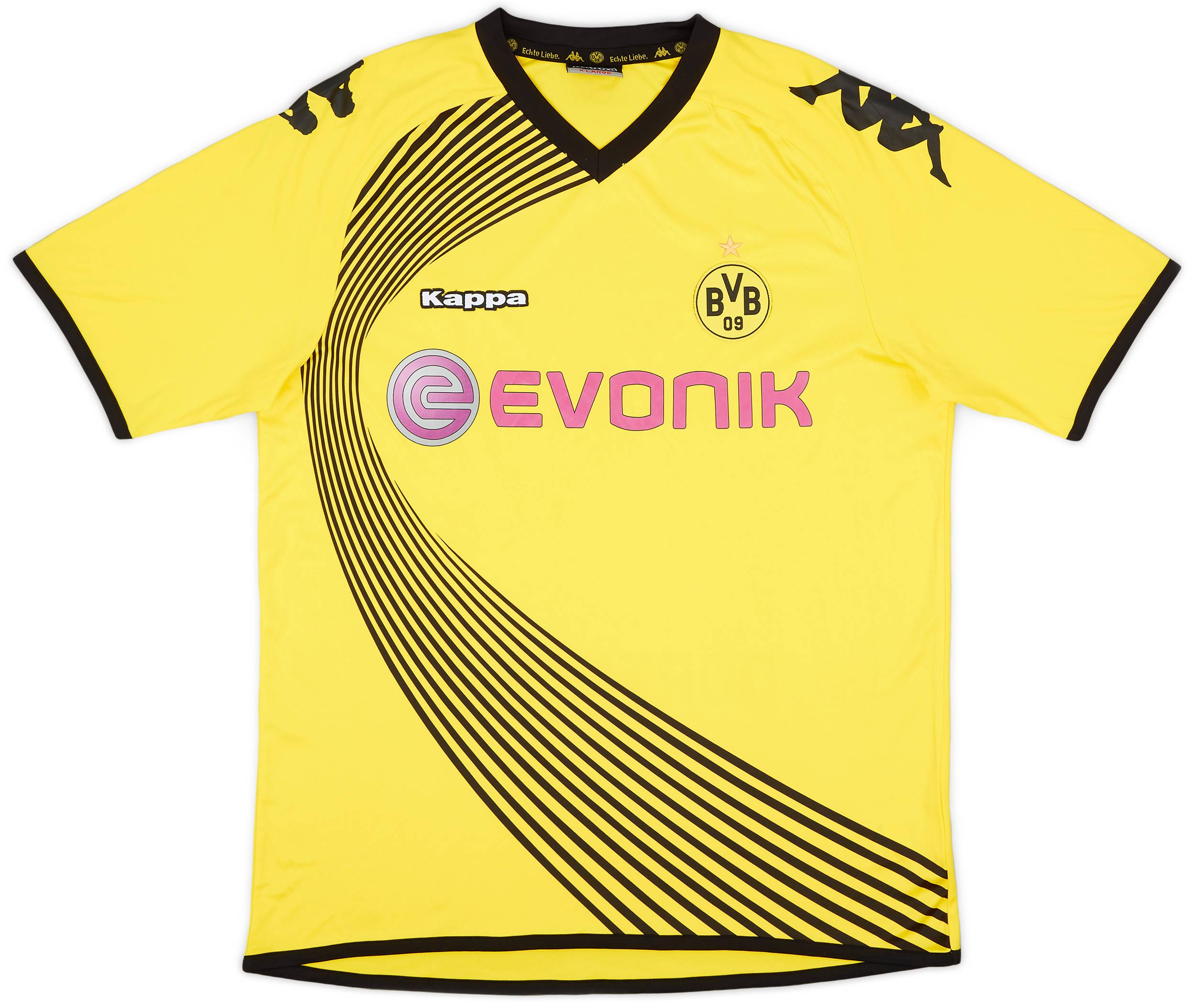 2011-12 Borussia Dortmund European Home Shirt - 9/10 - (XL)