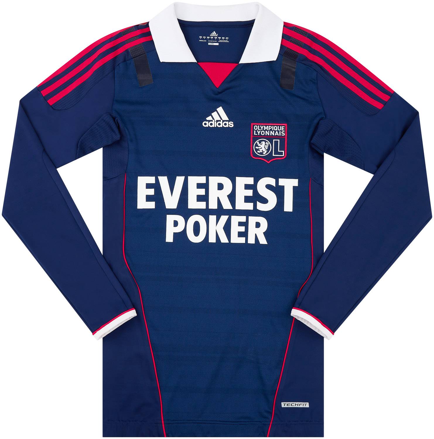 2011-12 Lyon Player Issue TechFit Away L/S Shirt - 6/10 - (S)