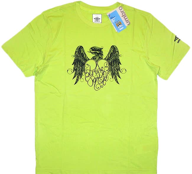 2012-13 Manchester City Umbro Green Graphic Tee (L)
