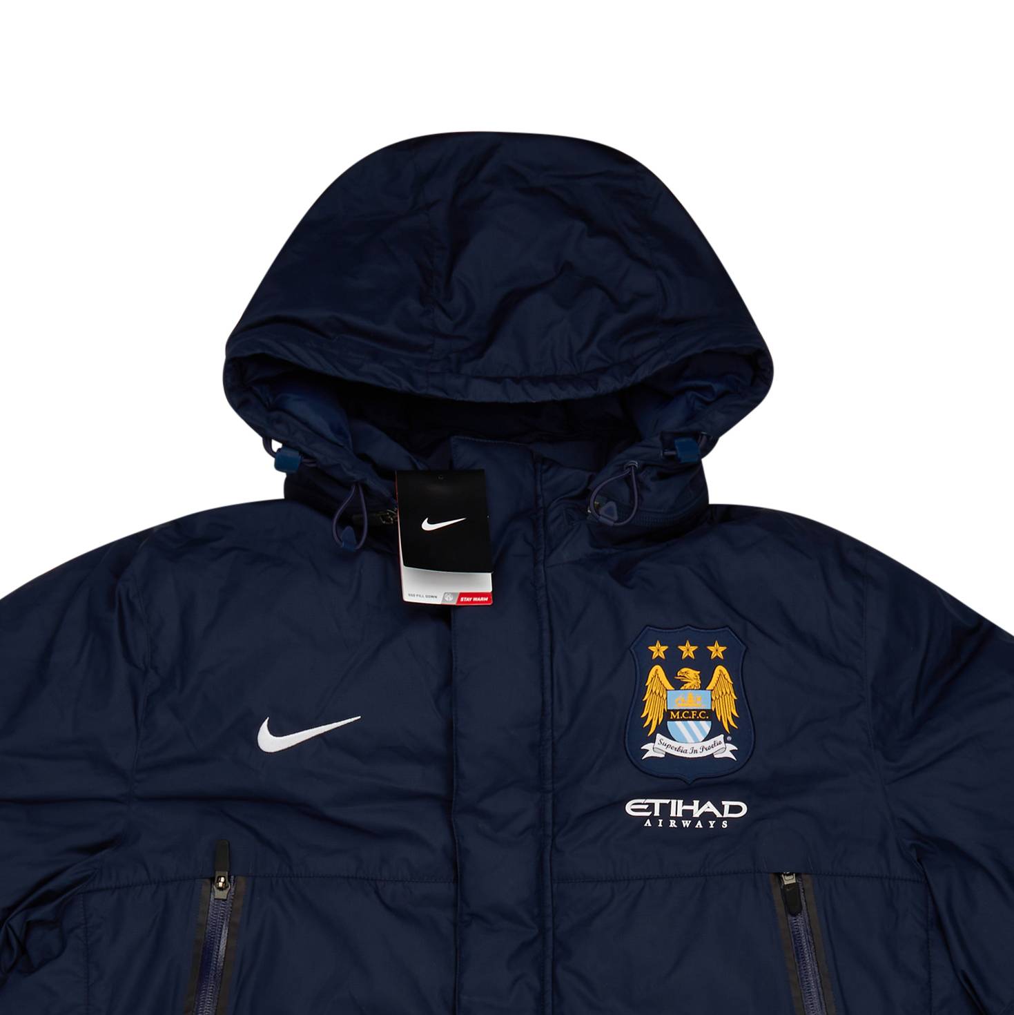2013-14 Manchester City Player Issue Padded Jacket XXL