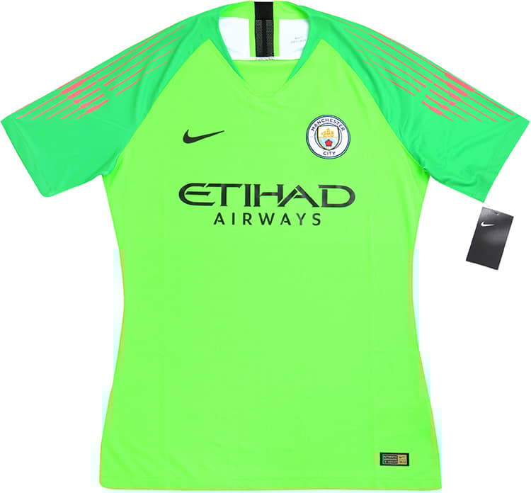2018-19 Manchester City Player Issue GK Away S/S Shirt (XL)