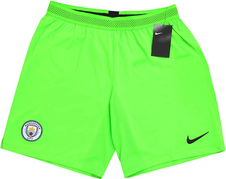 2018-19 Manchester City Player Issue GK Away Shorts (XL)