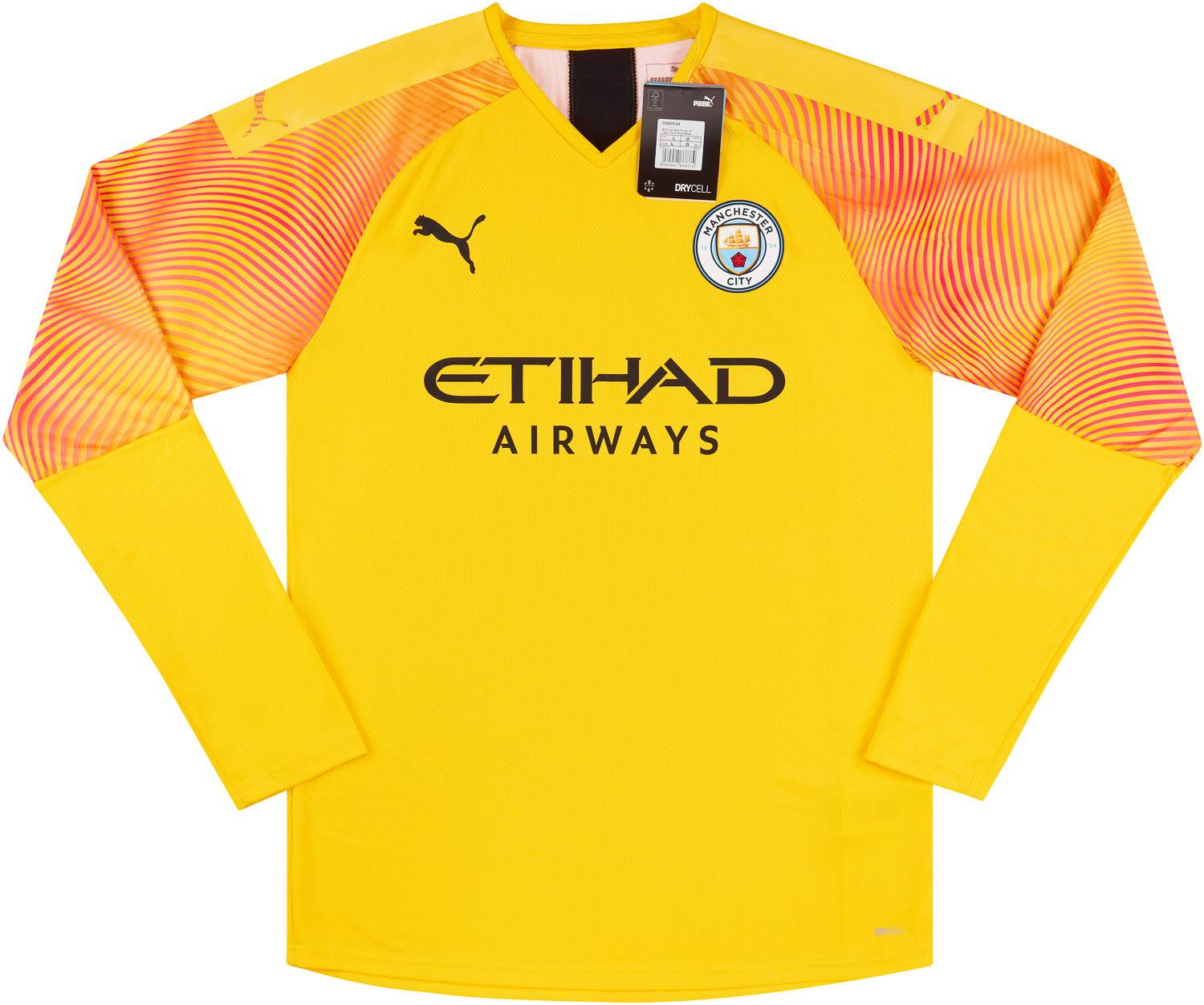 2019-20 Manchester City Player Issue GK Shirt