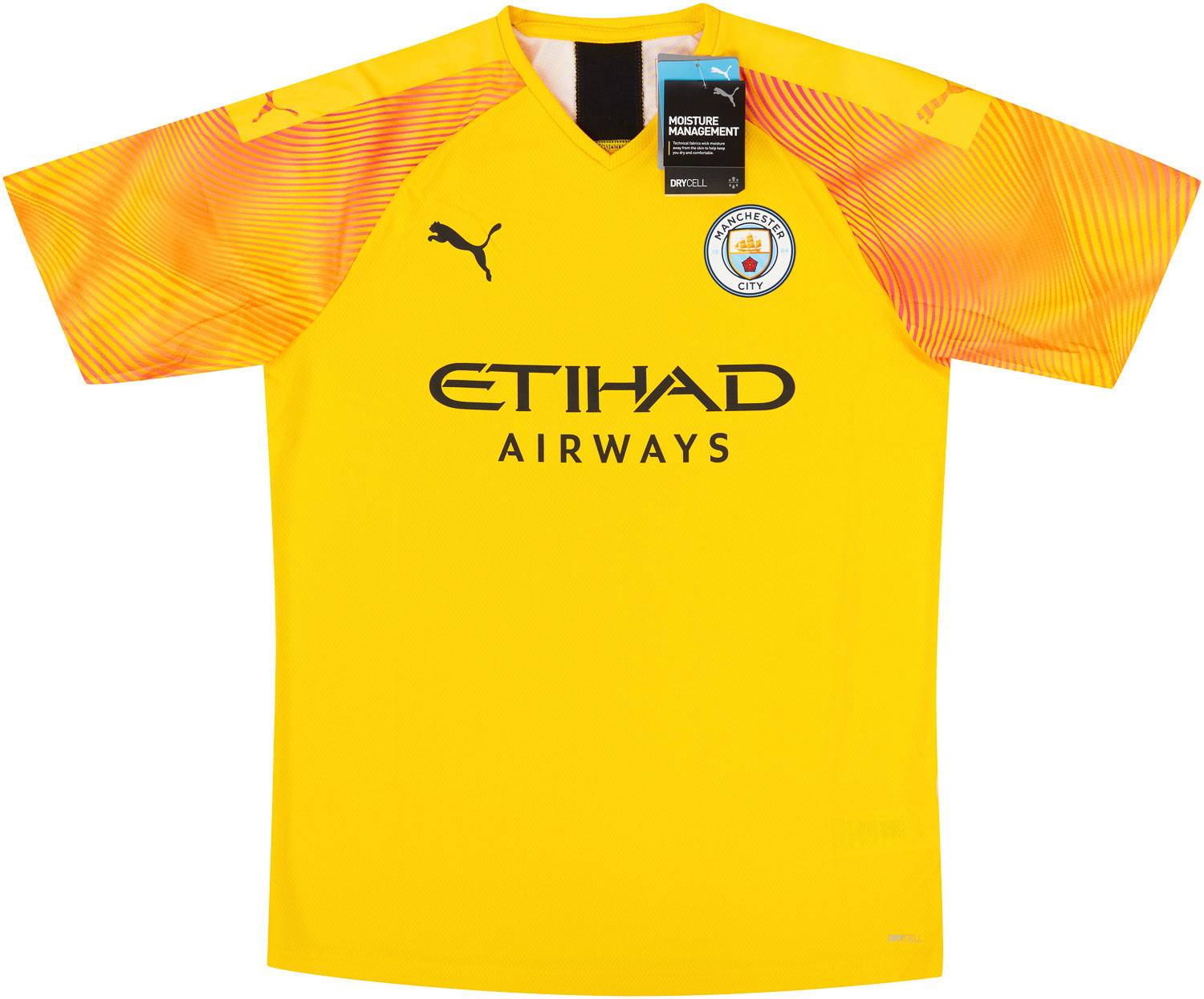 2019-20 Manchester City Player Issue GK S/S Shirt