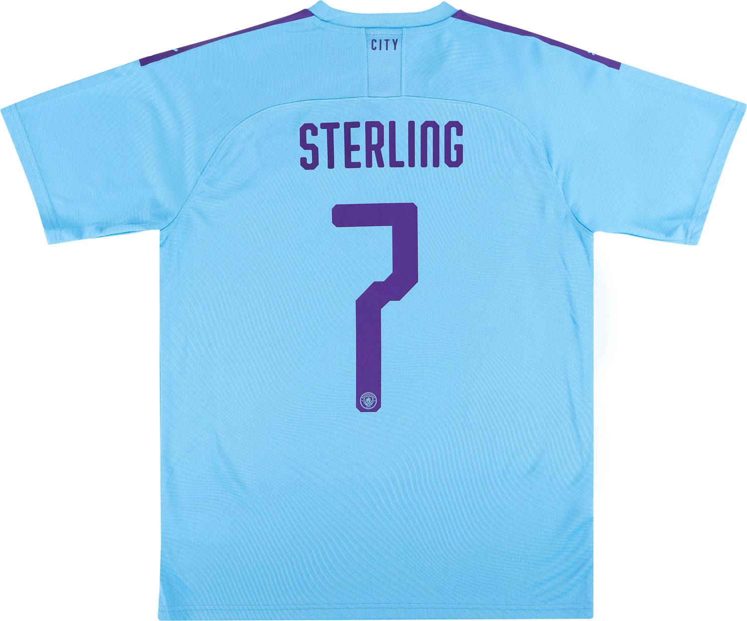 2019-20 Manchester City Player Issue Home Shirt Sterling #7