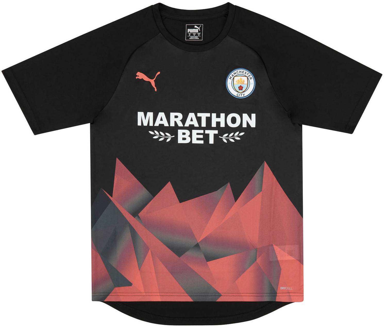 2019-20 Manchester City Player Issue Stadium Pre-Match Training Shirt *As New*