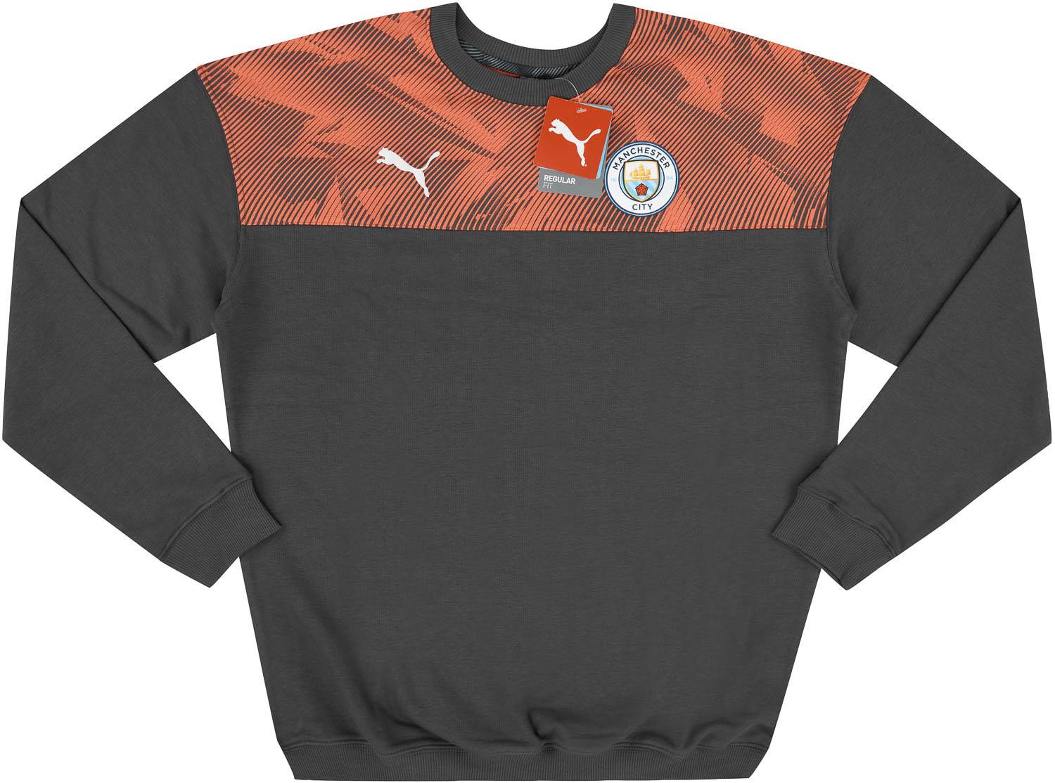 2019-20 Manchester City Puma Casuals Crew Sweat Top