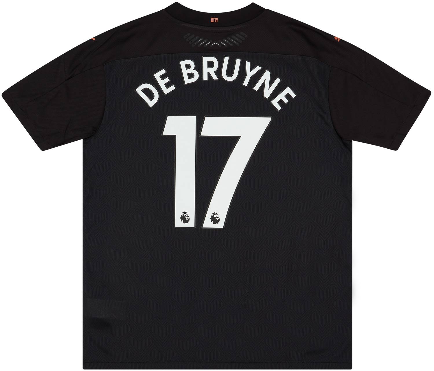 2020-21 Manchester City Player Issue Away Shirt de Bruyne #17