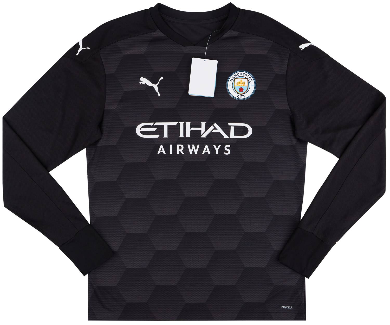2020-21 Manchester City Player Issue GK Home Shirt