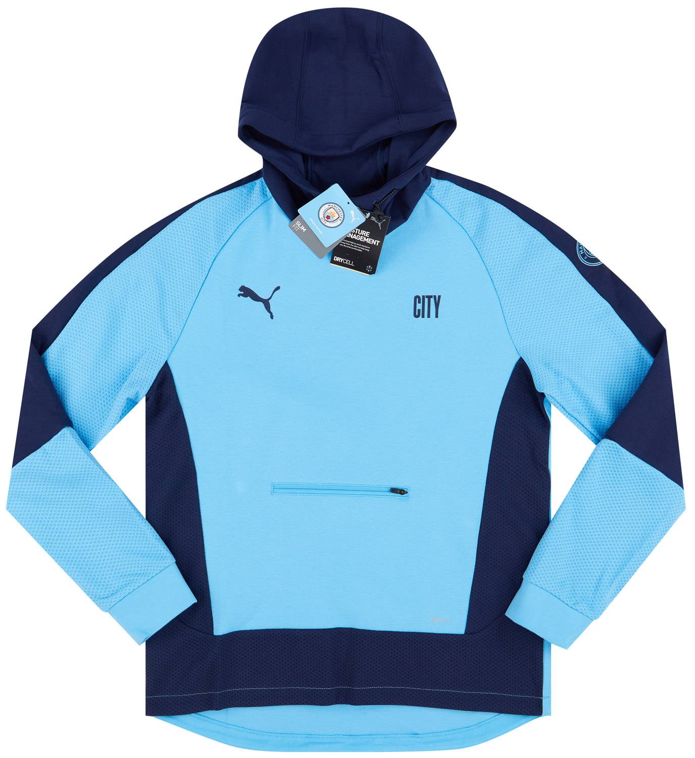 2020-21 Manchester City Puma Evostripe Hooded Top