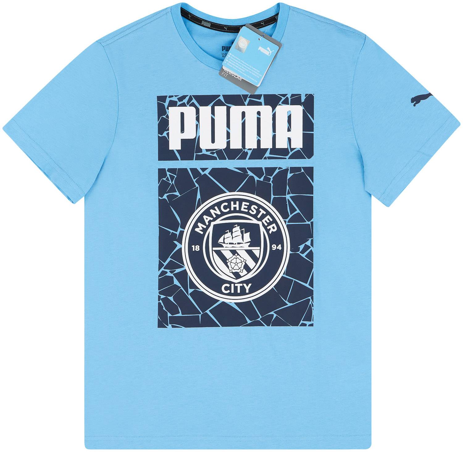 2020-21 Manchester City Puma Graphic Tee (KIDS)