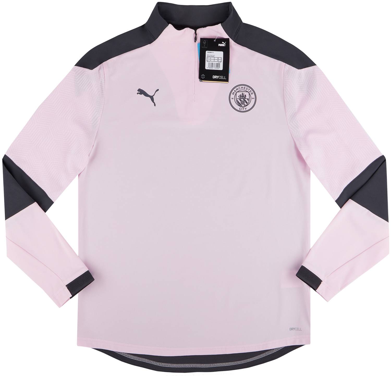 2020-21 Manchester City Women's Puma 1/4 Zip Training Top