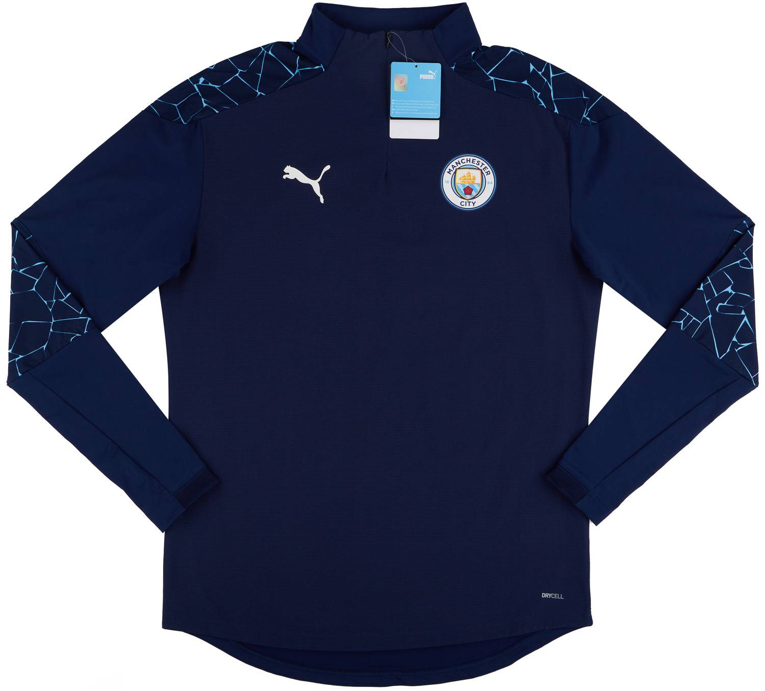 2020-21 Manchester City Puma 1/4 Zip Stadium Training Top (XS)