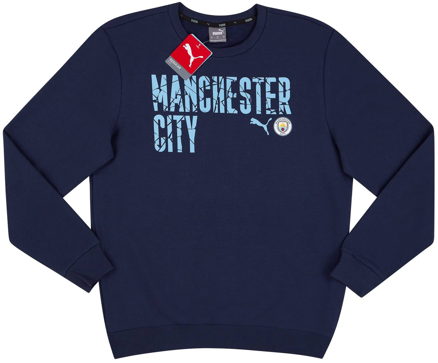 2020-21 Manchester City Puma Core Fan Sweat Top